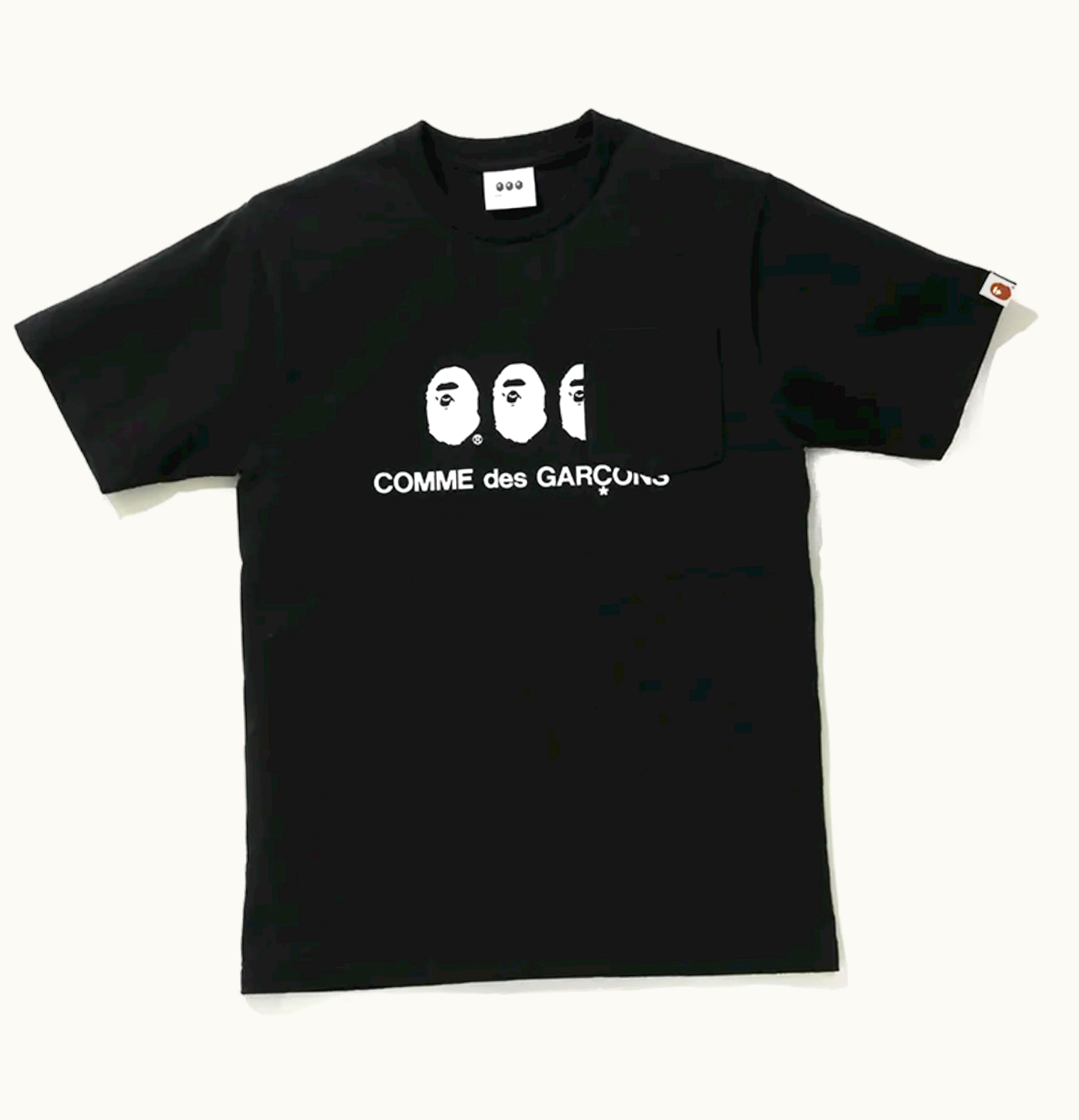 BAPE BAPE X CDG Osaka Pocket Tee Black