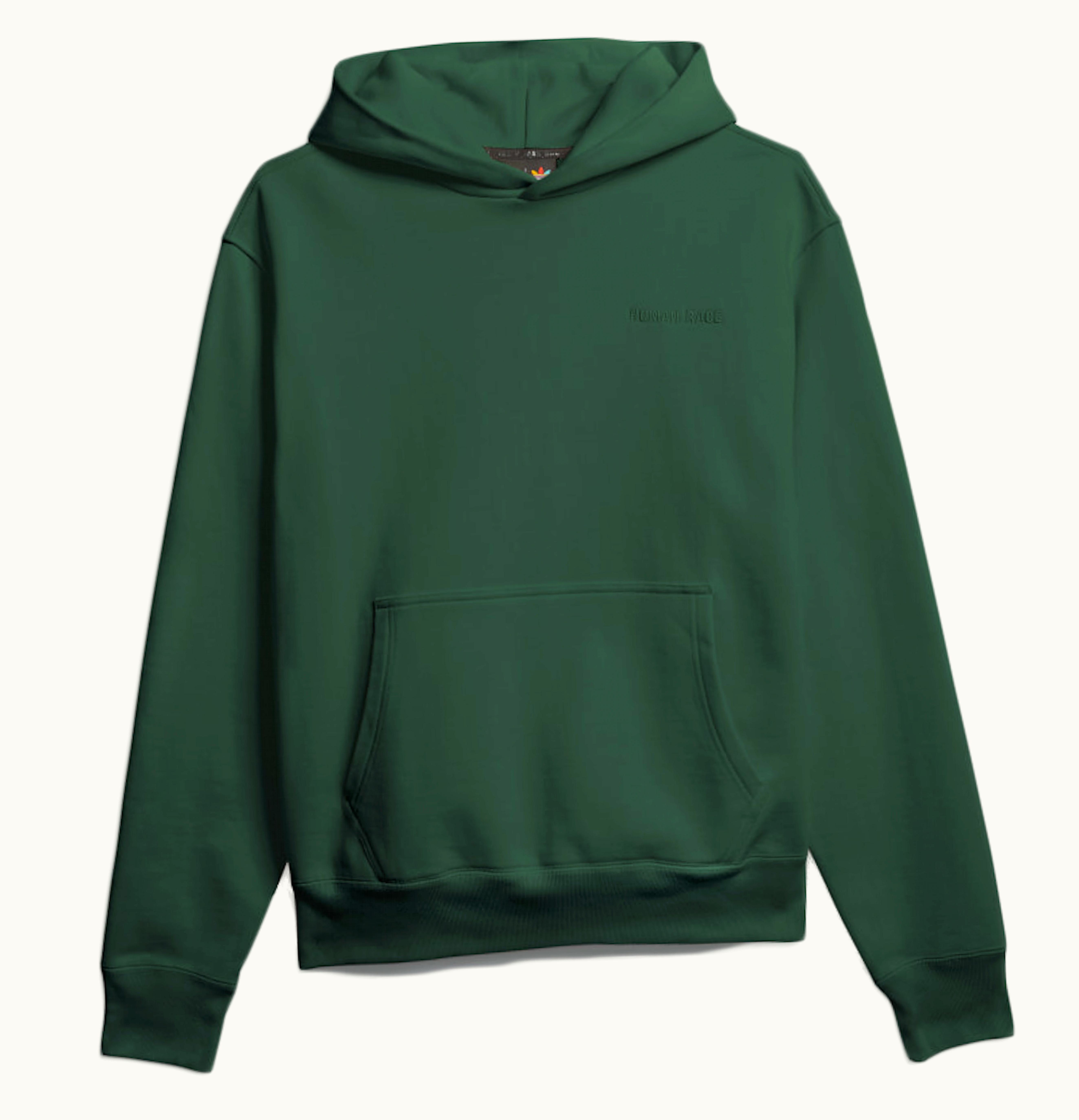 Adidas adidas Pharrell Williams Basics Hoodie Dark Green