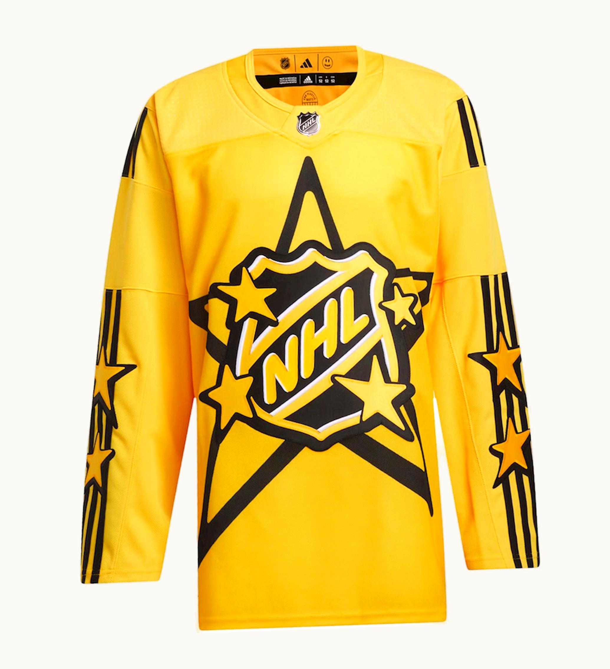 Adidas Adidas X Drew House Nhl 2024 All Star Game Authentic Jersey Yellow