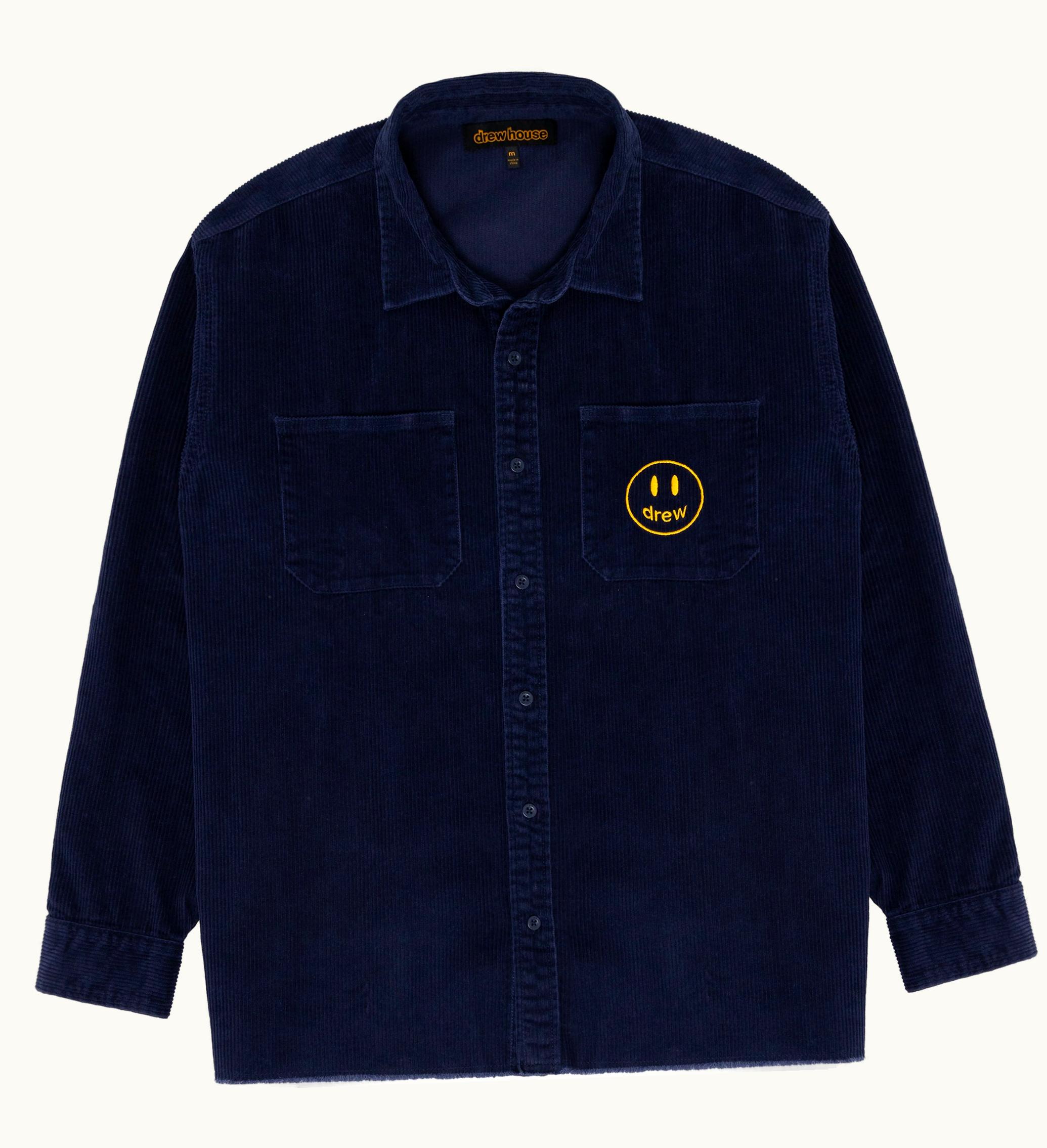 drew house Drew House Corduroy Ls Shirt Dark Navy