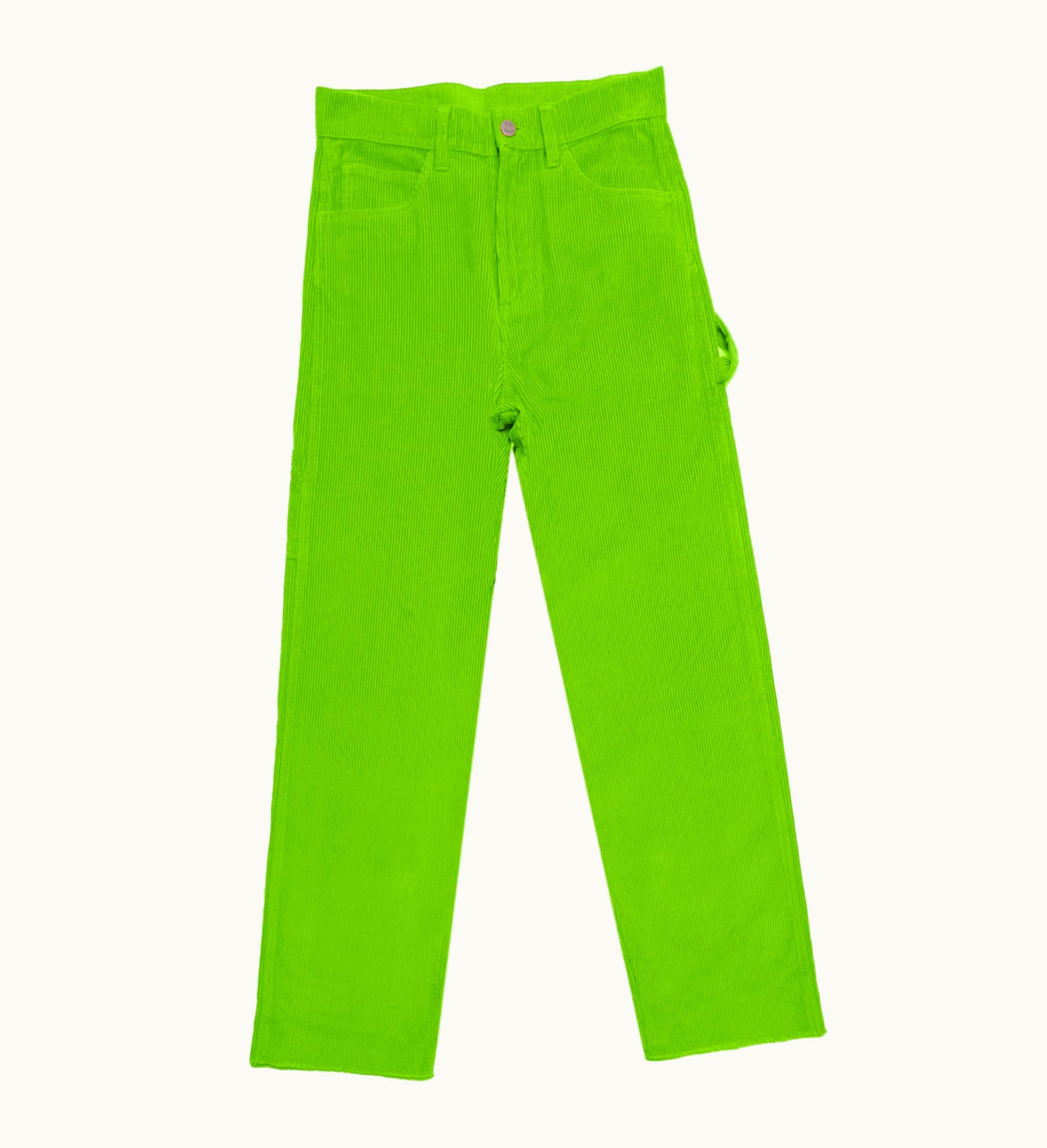 drew house Drew House Corduroy Carpenter Pant Lime