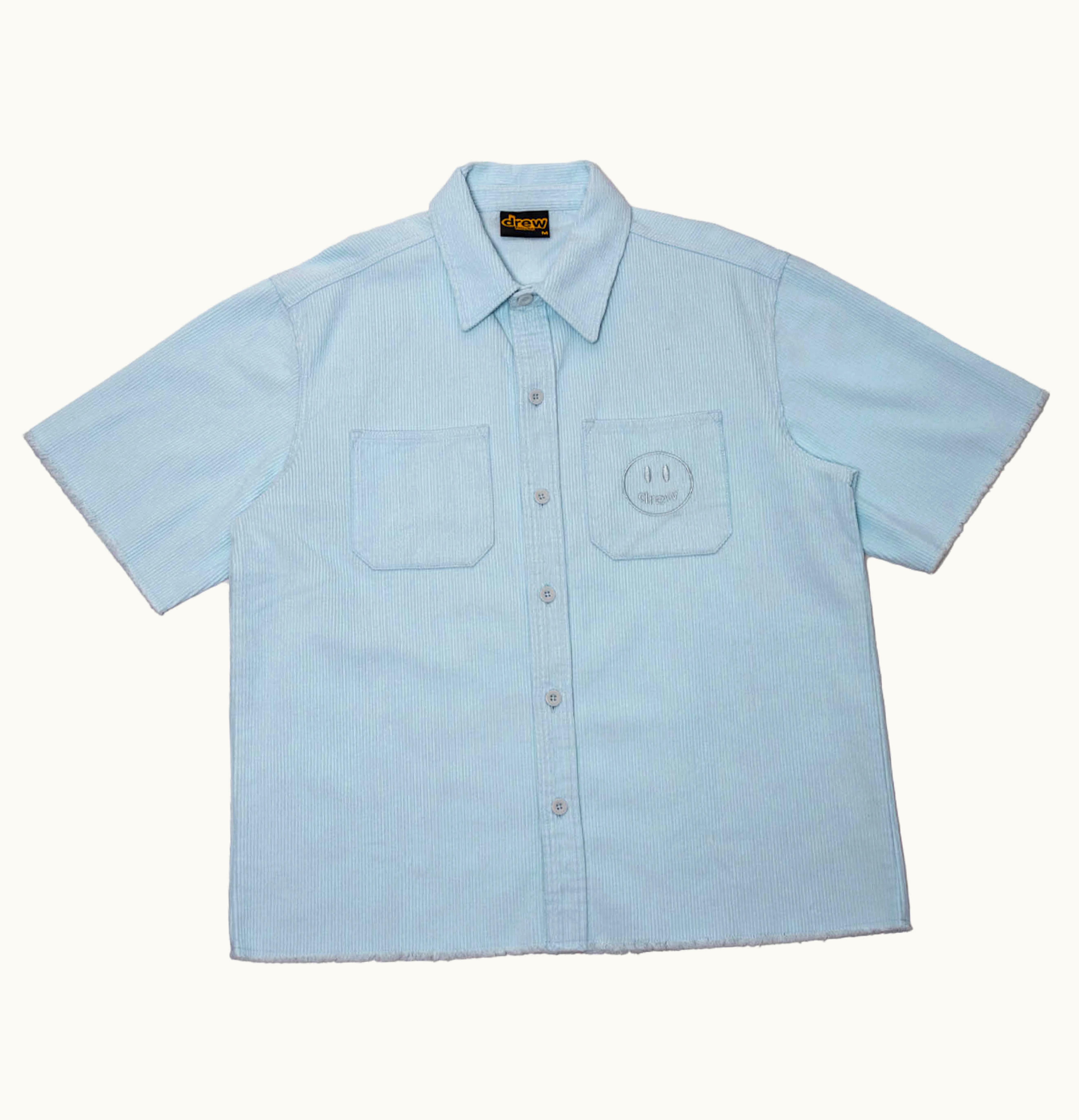 Drew House Corduroy SS Shirt Baby Blue