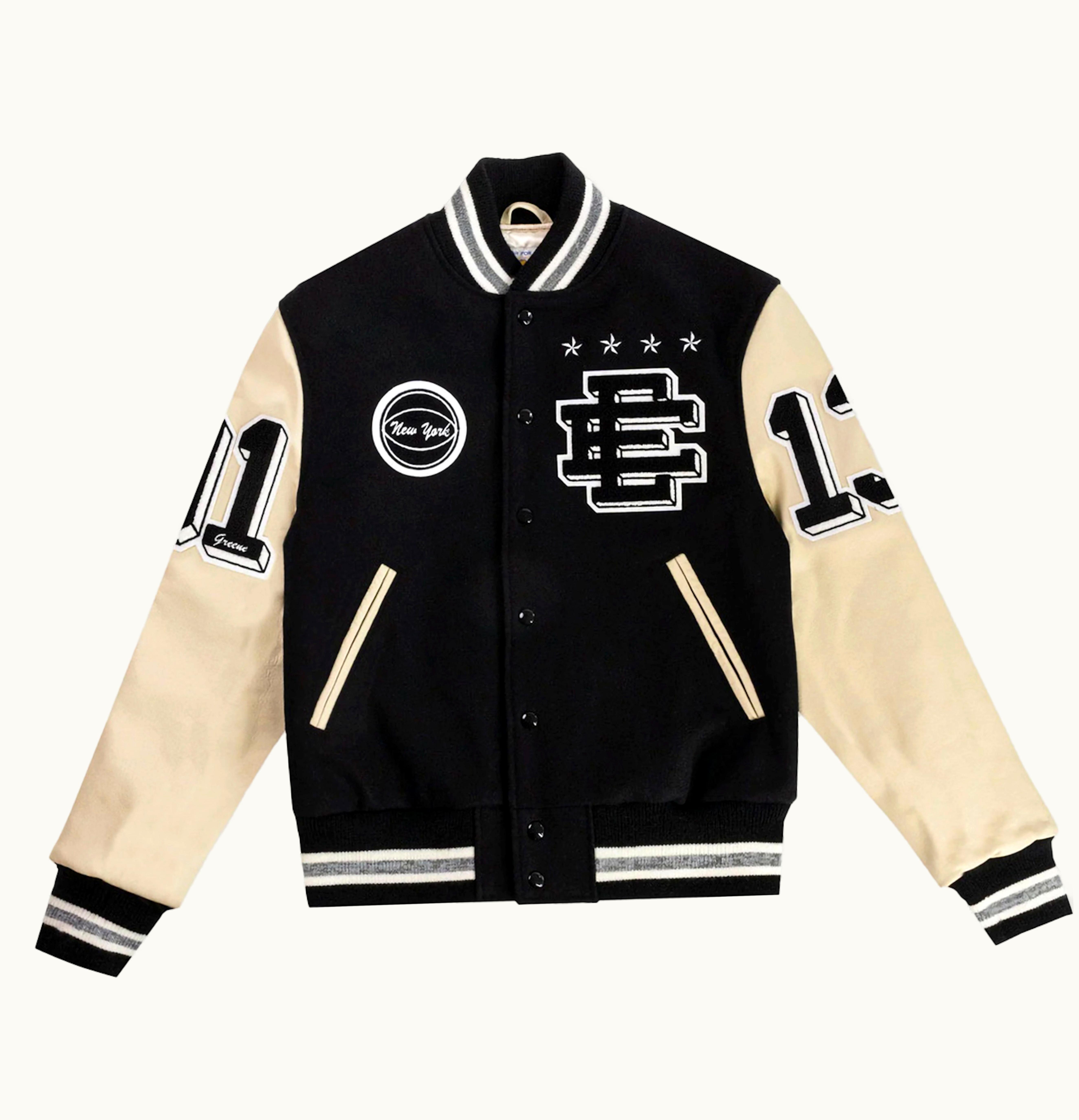Eric Emanuel Eric Emanuel EE Varsity Jacket Black Black