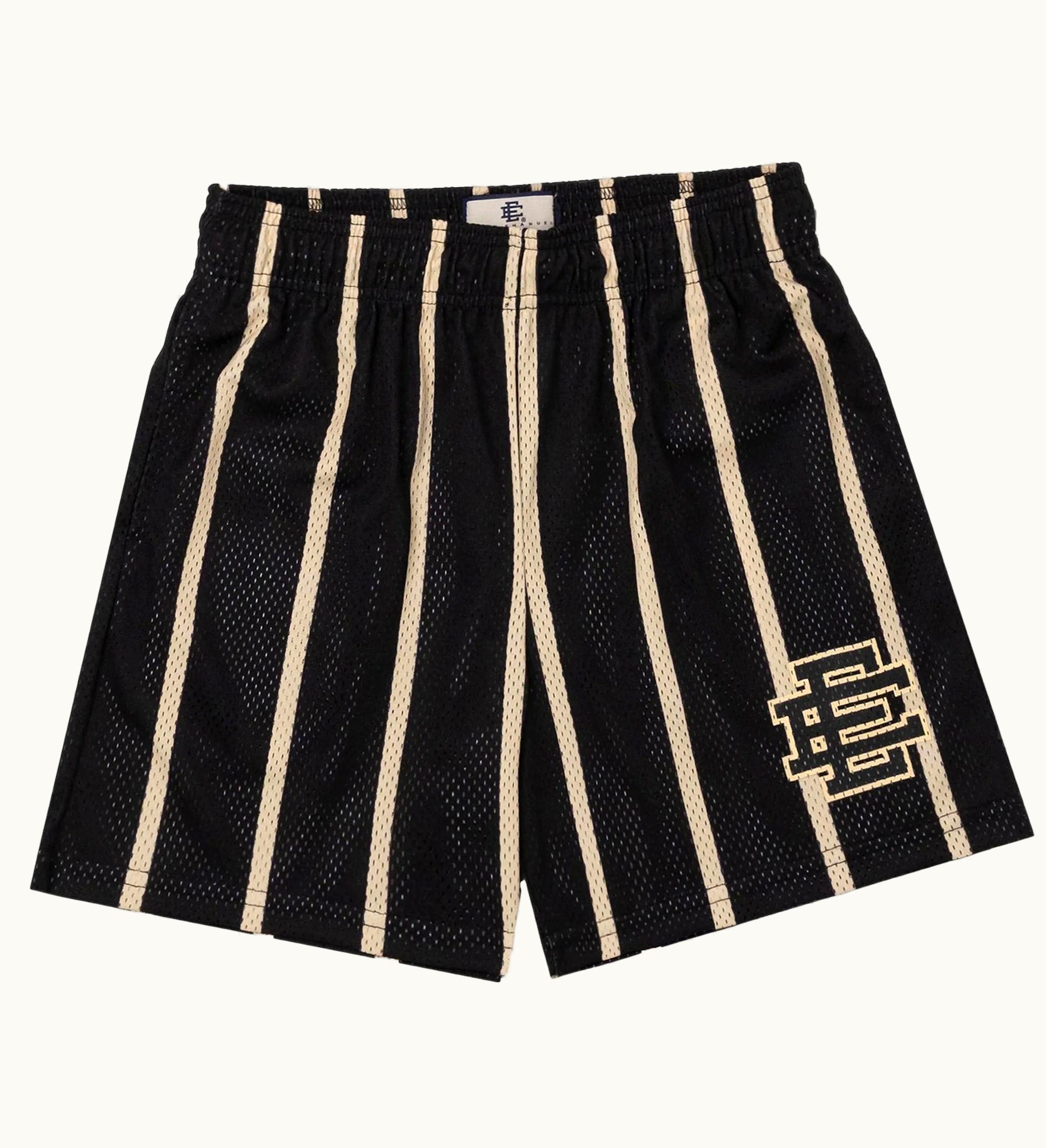 Eric Emanuel Eric Emanuel EE Basic Short Black Cream Stripe