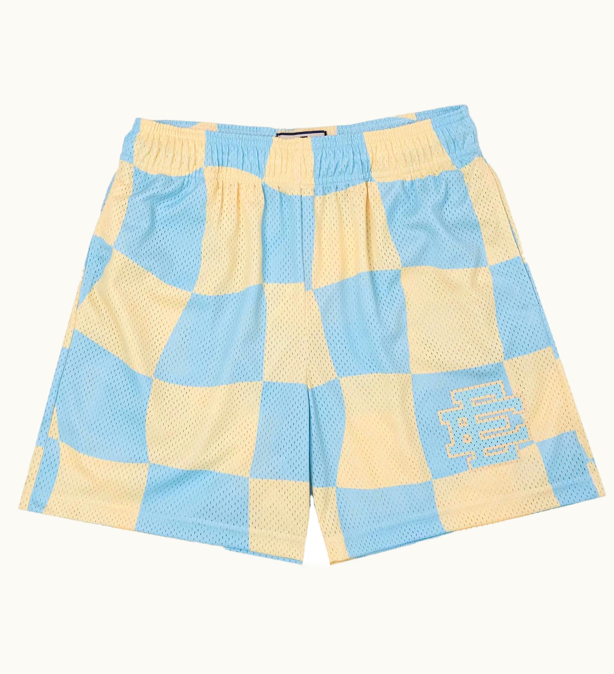 Eric Emanuel Eric Emanuel EE Basic Short Blue Yellow Wavy Flag
