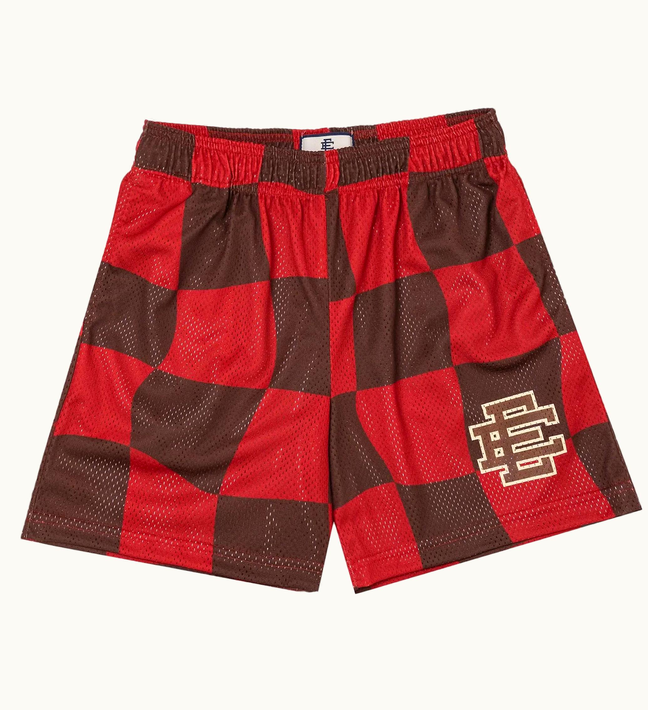 Eric Emanuel Eric Emanuel EE Basic Short Red Chocolate Wavy Flag