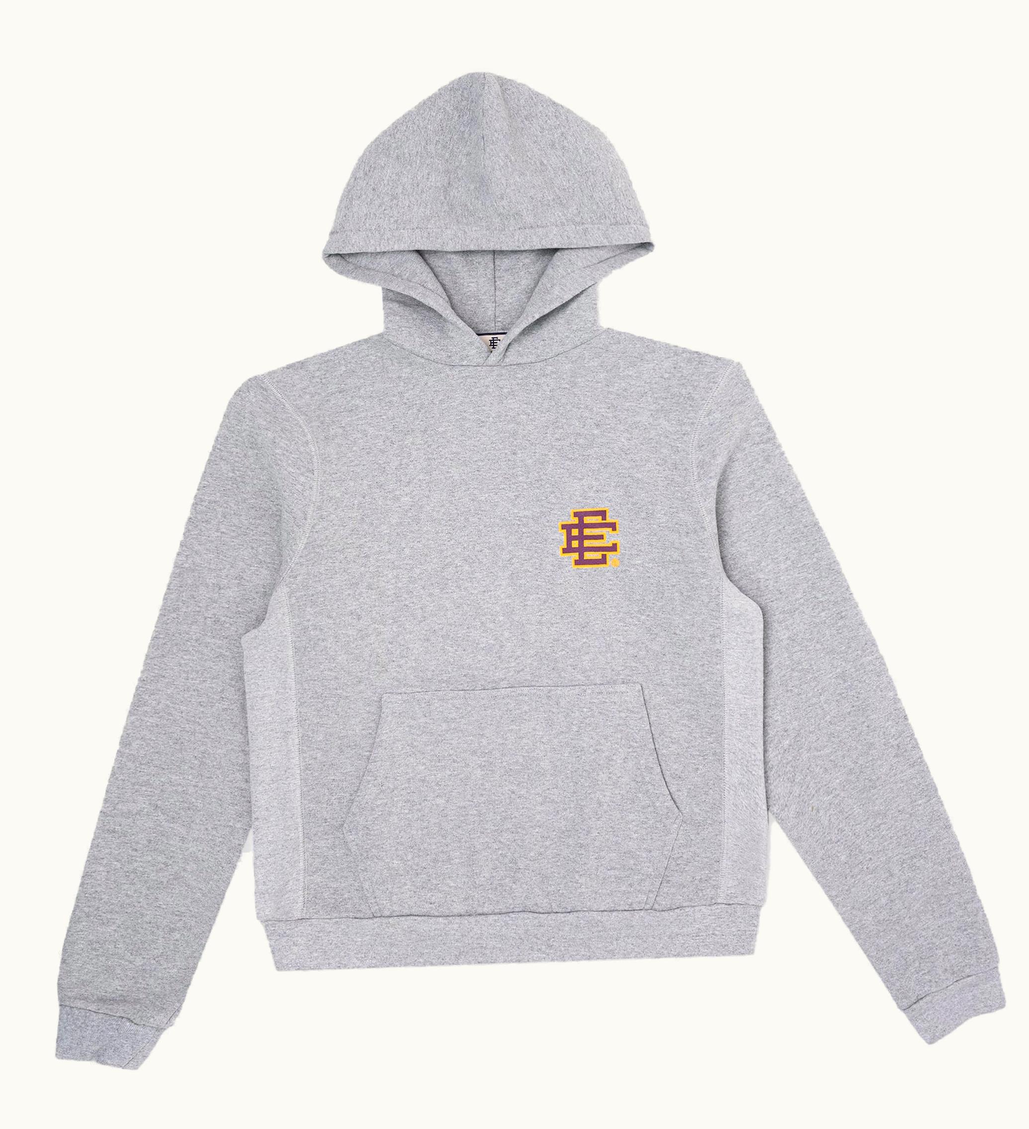 Eric Emanuel Eric Emanuel EE Basic Hoodie SS23 Heather Grey Purple Yellow