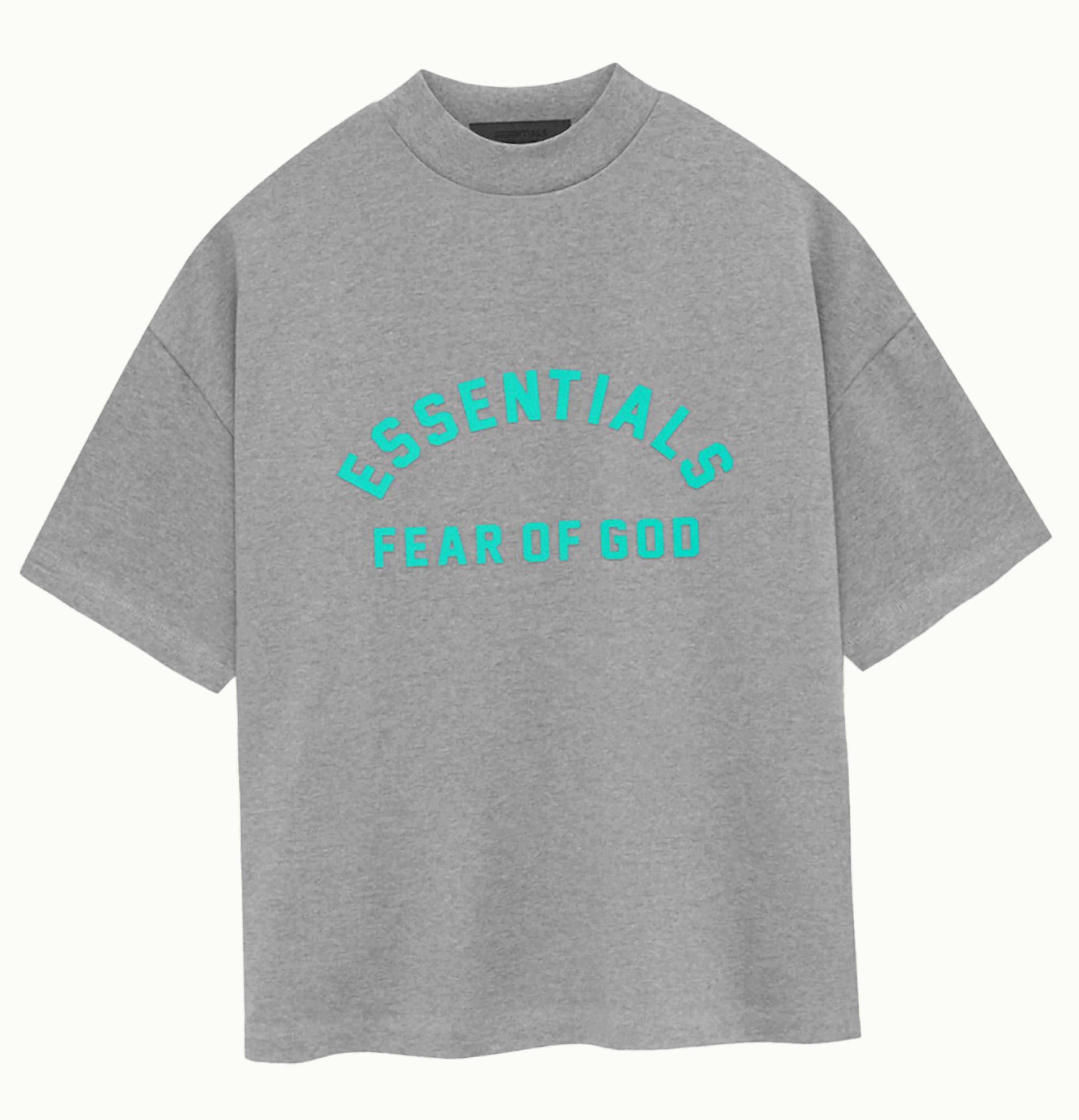 Fear of God Fear Of God Essentials Heavy Jersey S S Tee Dark Heather Oatmeal