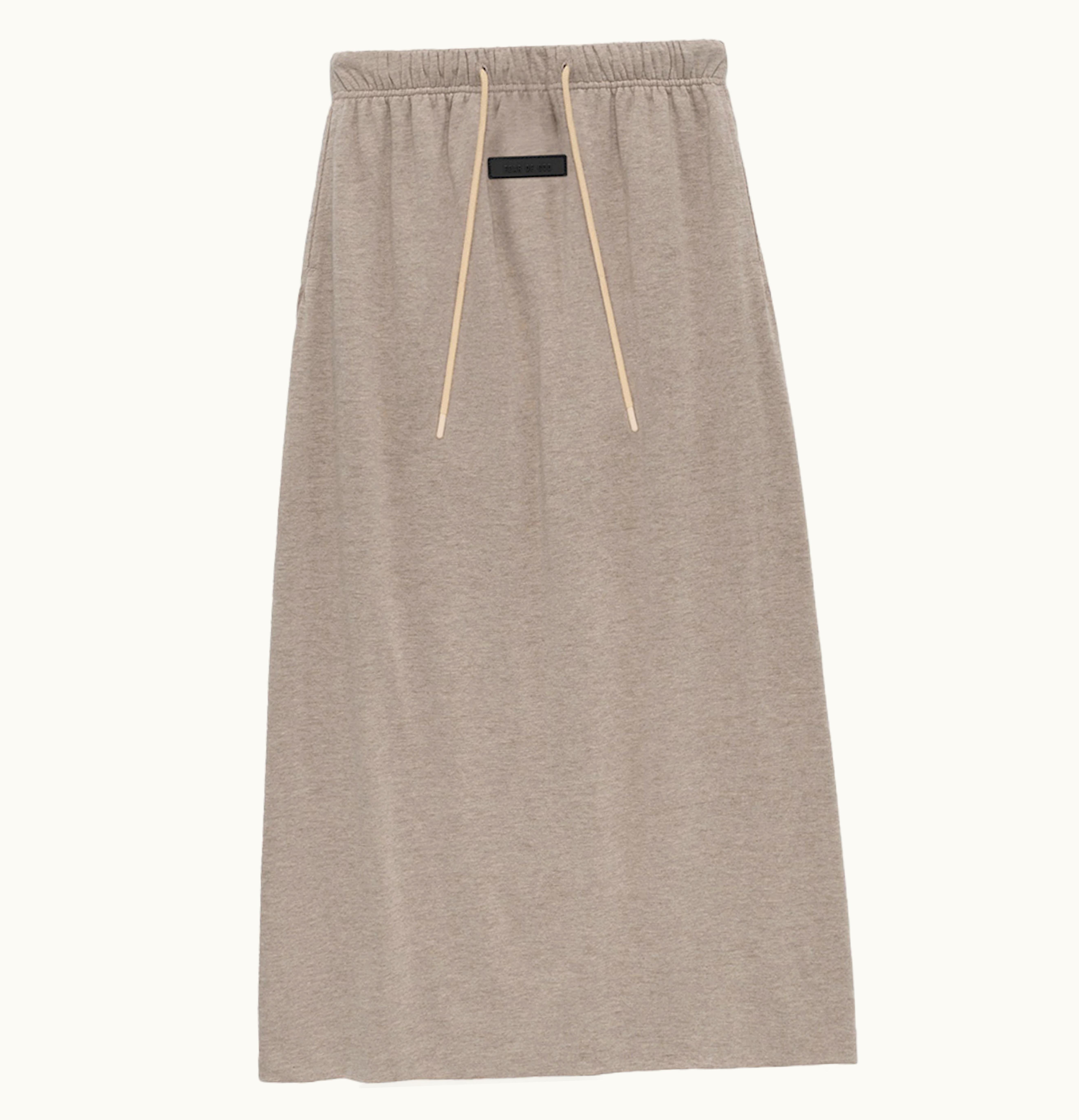 Fear of God Fear Of God Essentials Womens Jersey Skirt Core Heather