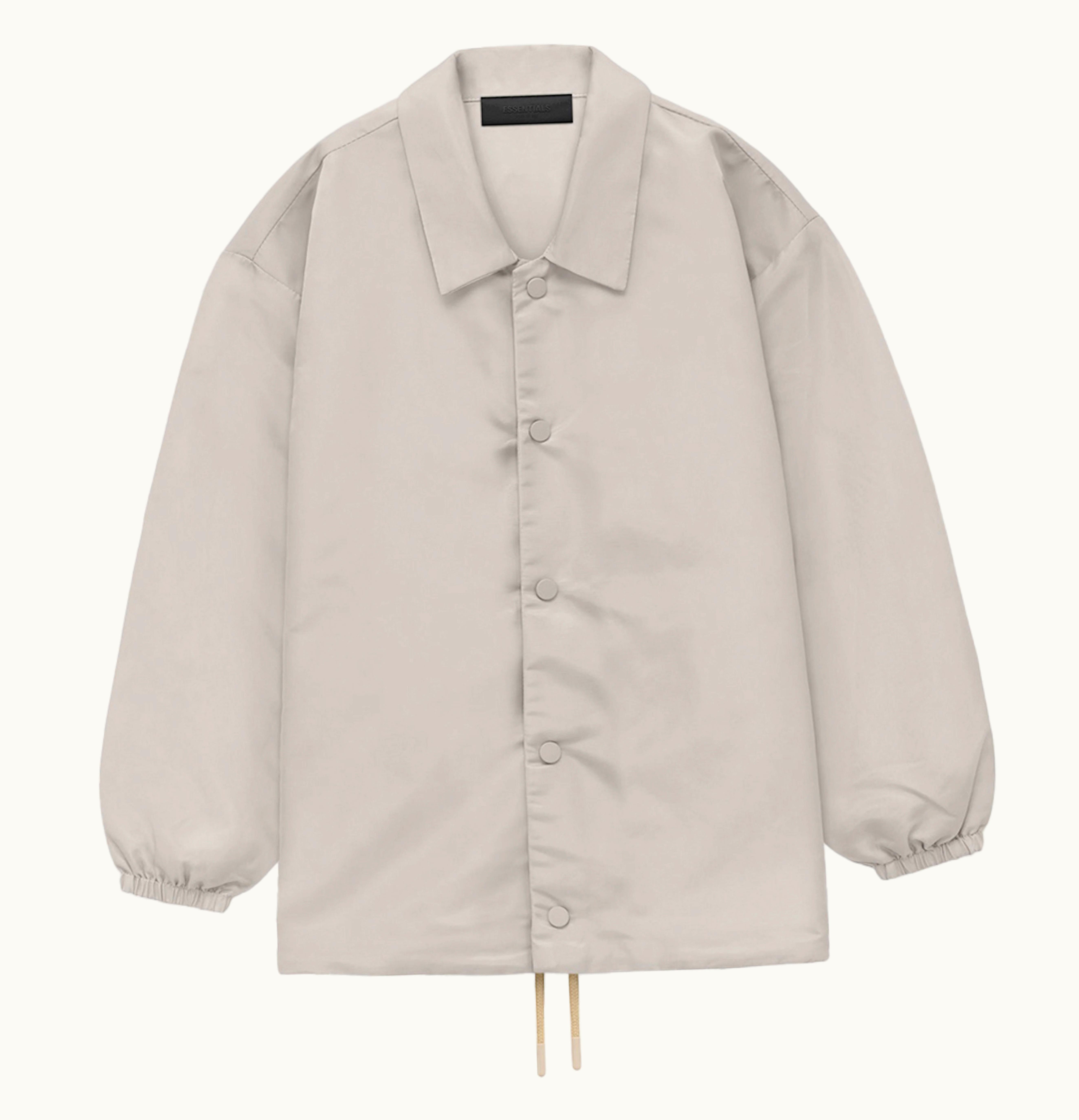 Fear of God Fear Of God Essentials Kids Coaches Jacket Silver Cloud