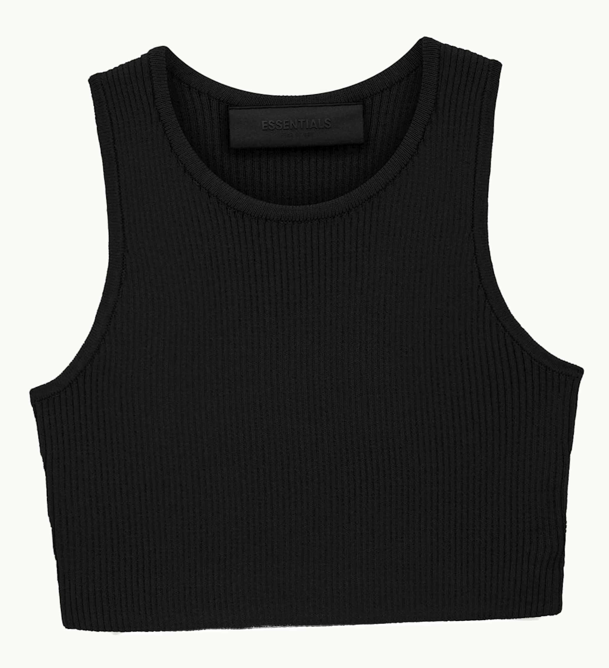 Fear of God Fear Of God Essentials Womens Sport Tank Jet Black