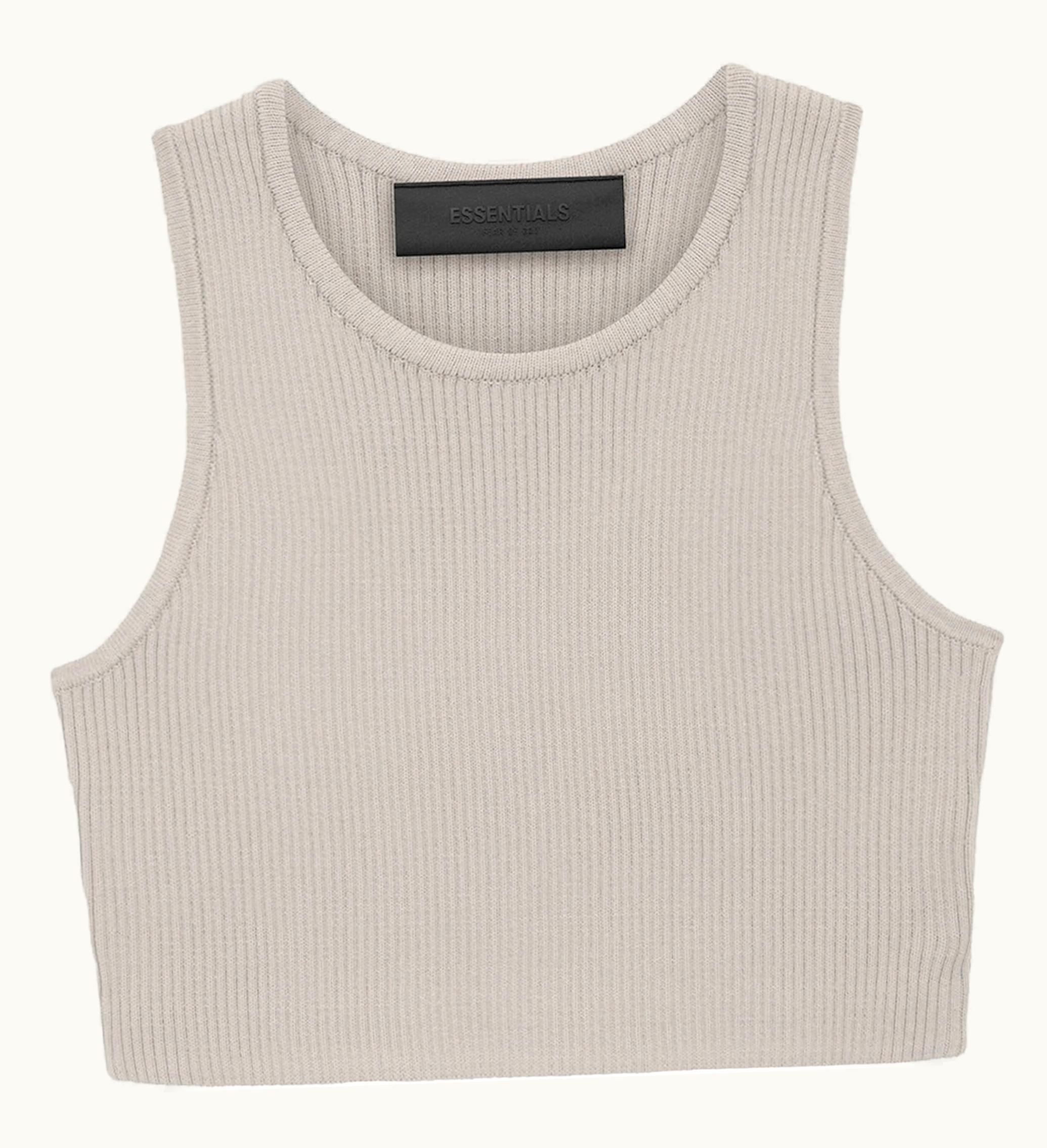 Fear of God Fear Of God Essentials Womens Sport Tank Silver Cloud