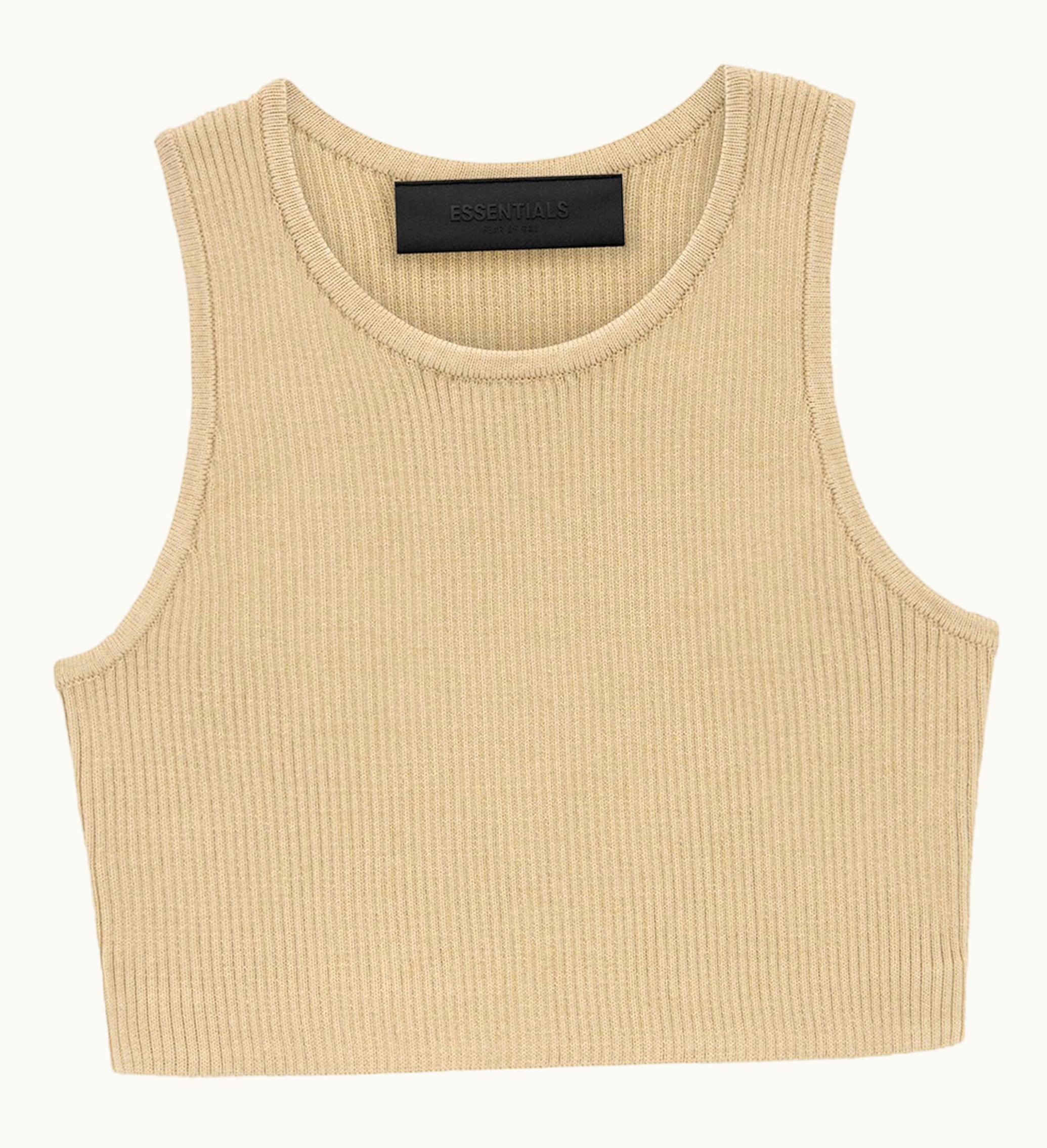 Fear of God Fear Of God Essentials Womens Sport Tank Gold Heather