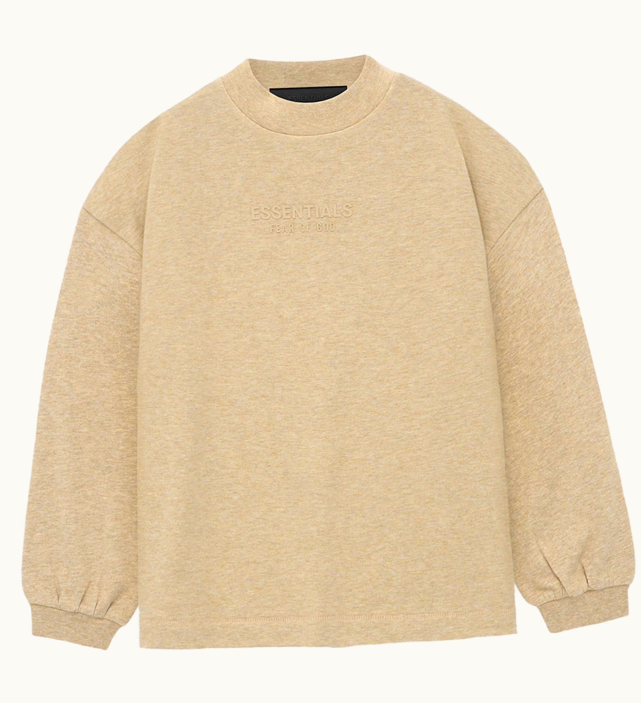Fear of God Fear Of God Essentials Kids Ls Tee Gold Heather