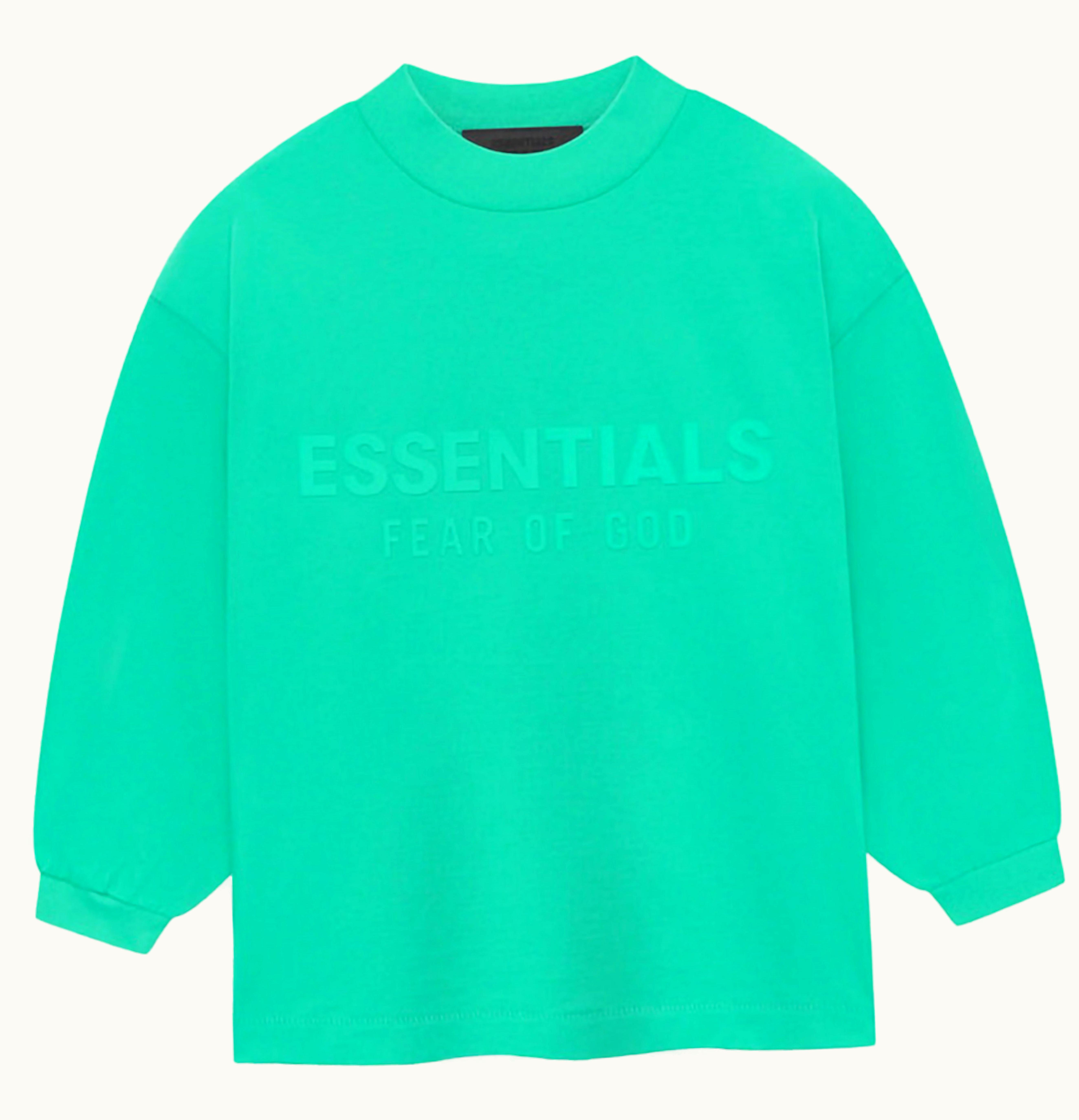 Fear of God Fear Of God Essentials Kids L S Tee Mint Leaf