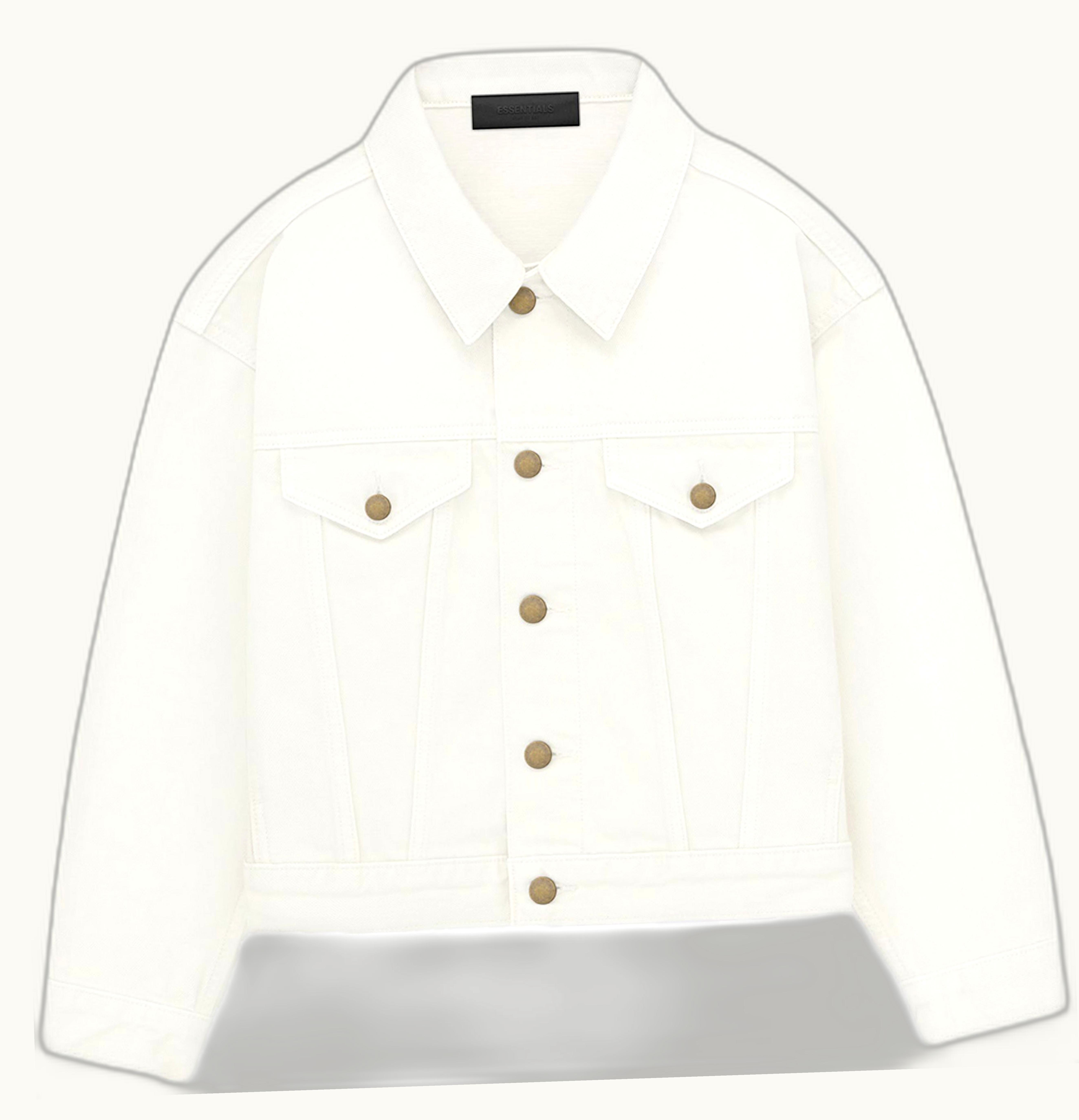 Fear of God Fear Of God Essentials Kids Denim Jacket Cloud Dancer