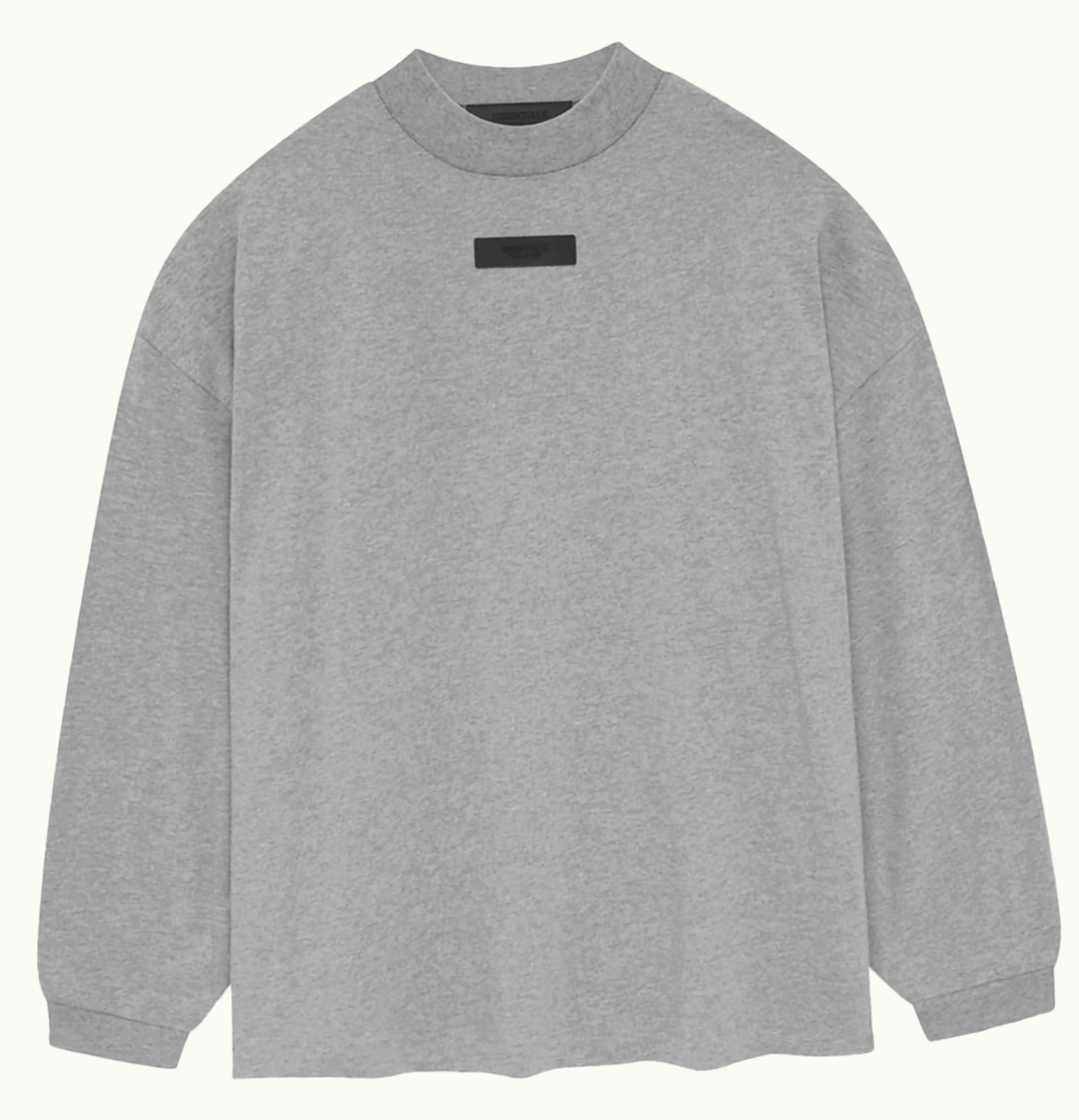 Fear of God Fear Of God Essentials L S Tee Dark Heather Oatmeal