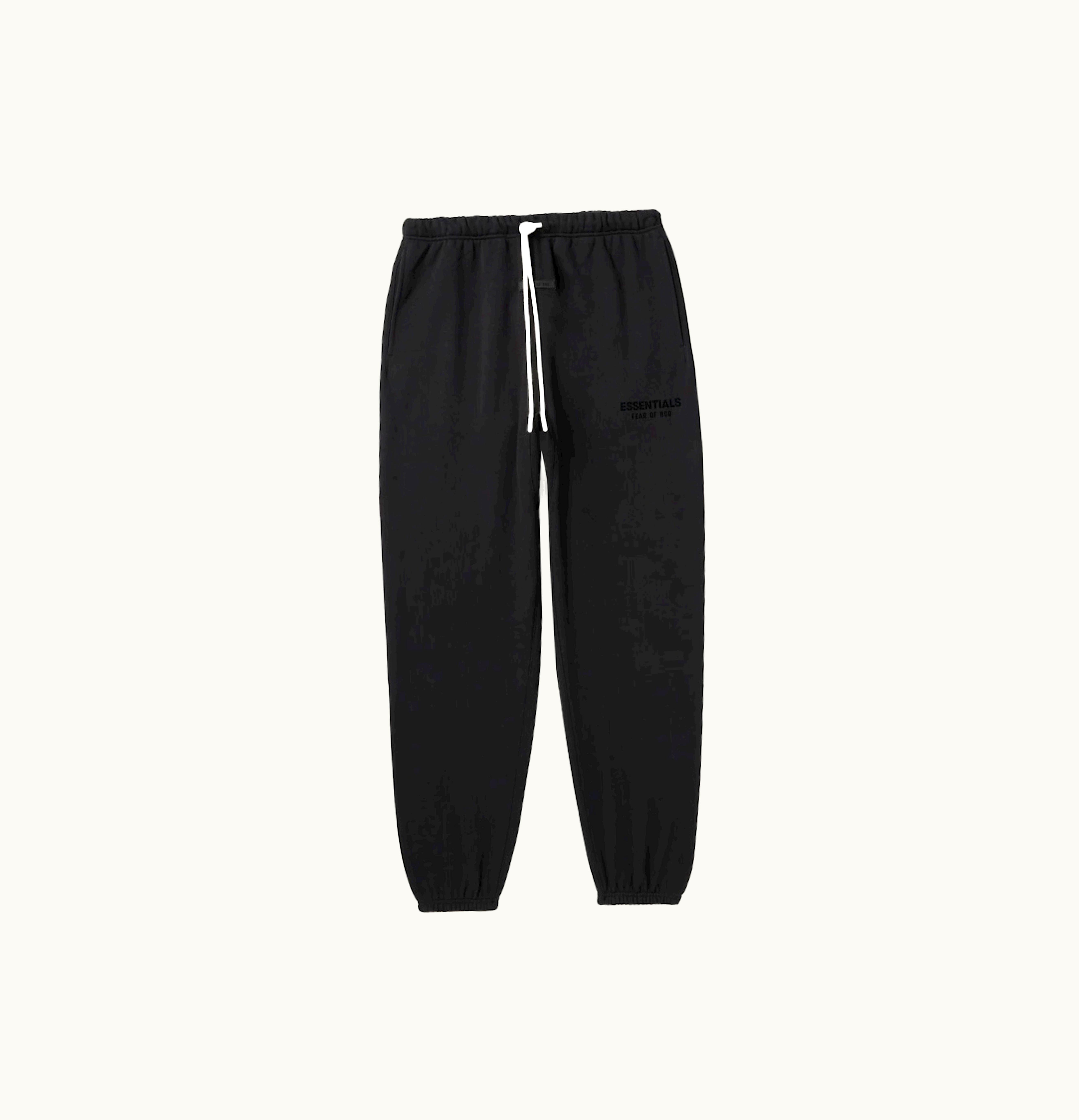 Fear of God Fear Of God Essentials Mr Porter Exclusive Applique Sweatpants Black
