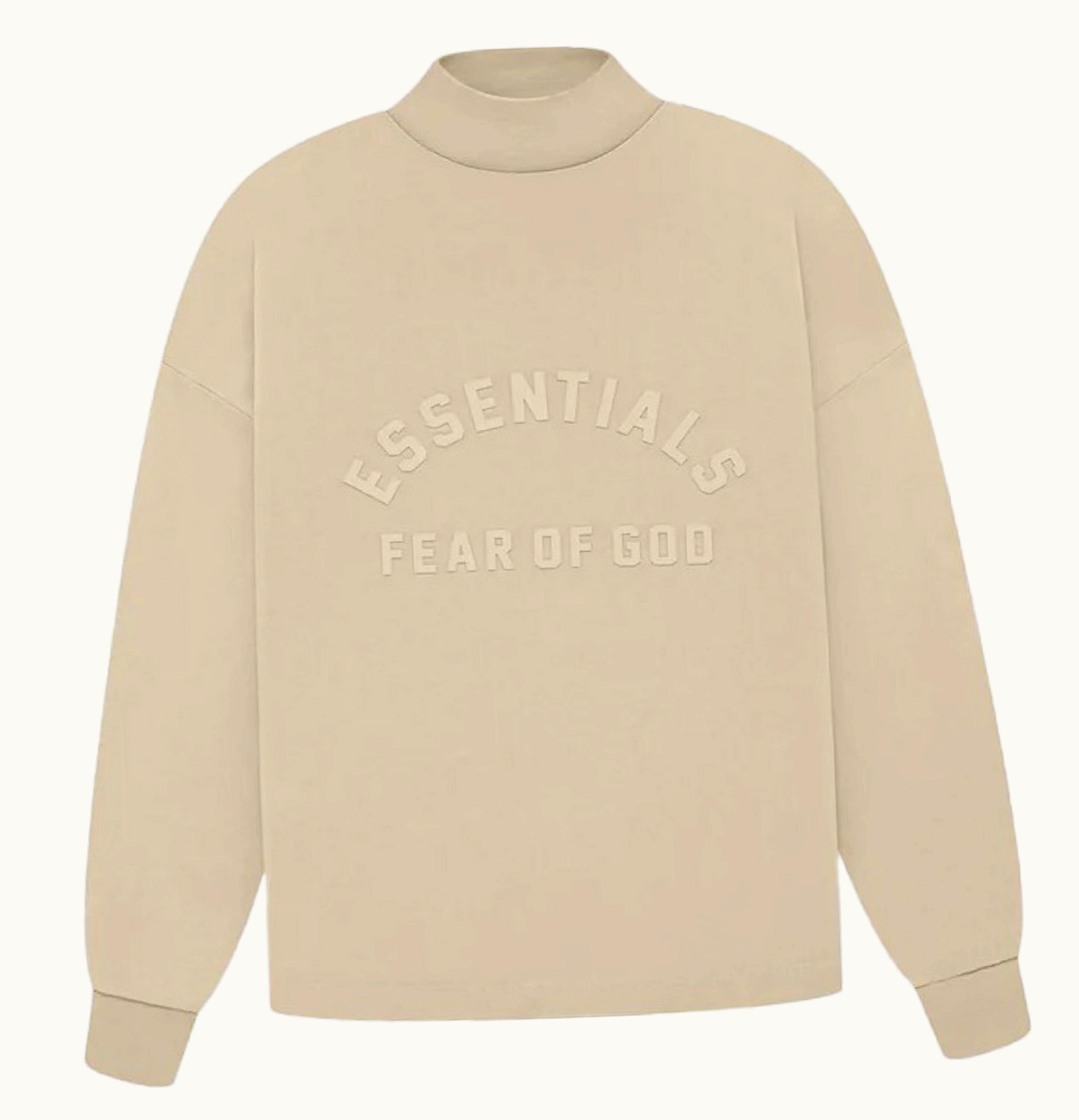 Fear of God Fear Of God Kids Essentials Ls Tee Dusty Beige