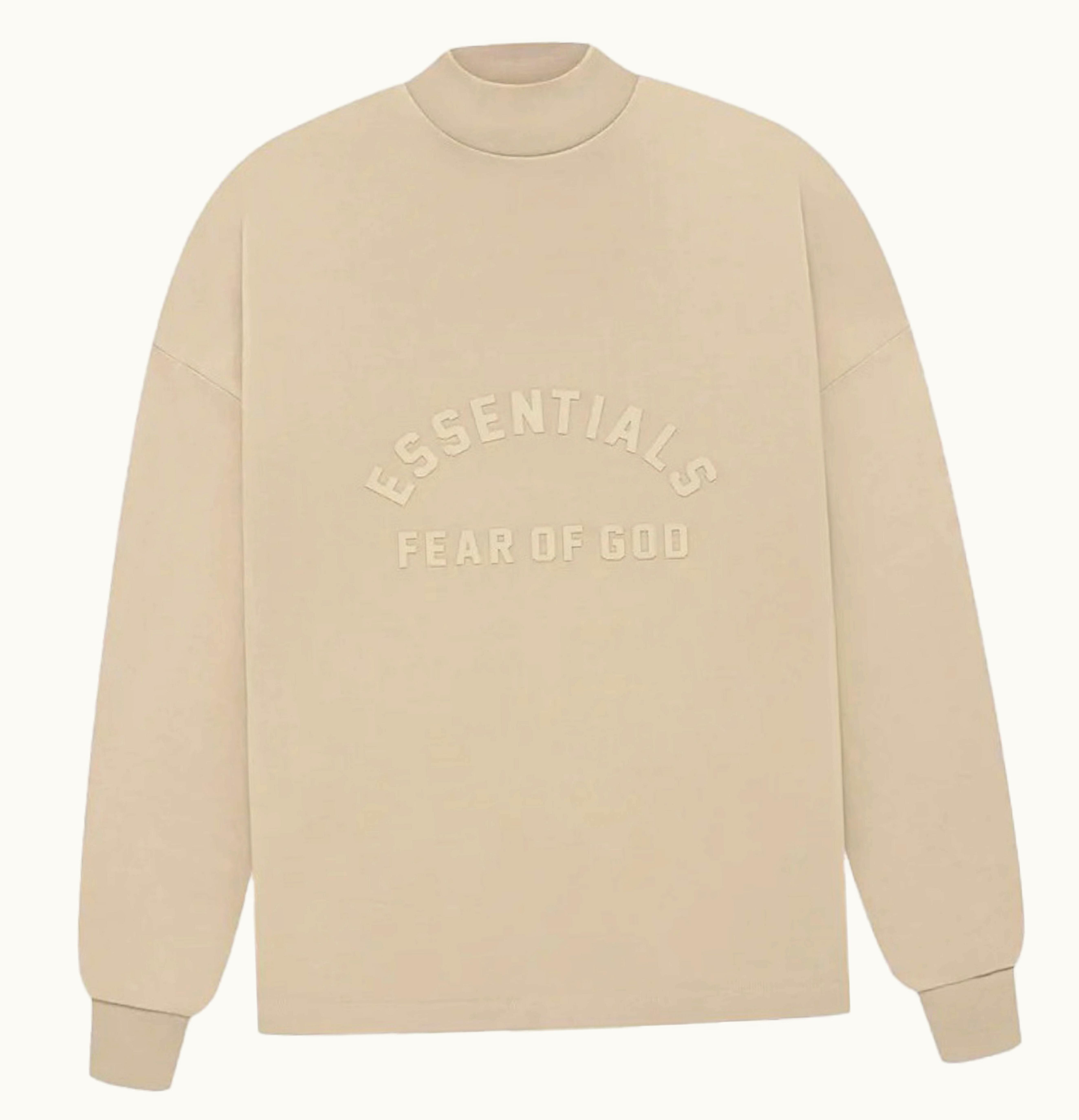 Fear of God Fear Of God Essentials Ls Tee Dusty Beige