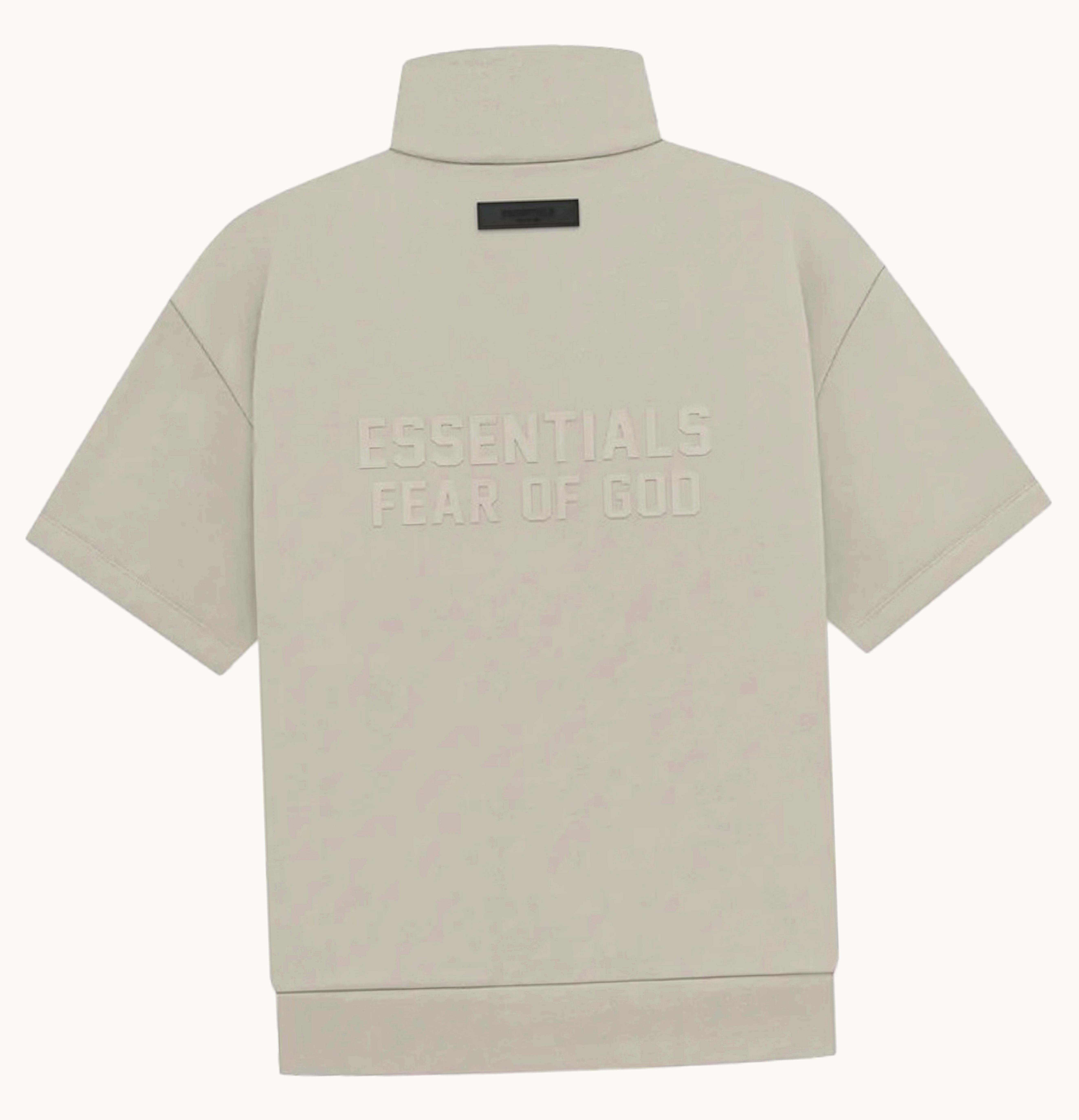 Fear of God Fear Of God Essentials Halfzip 3 4 Sleeve Shirt Seal
