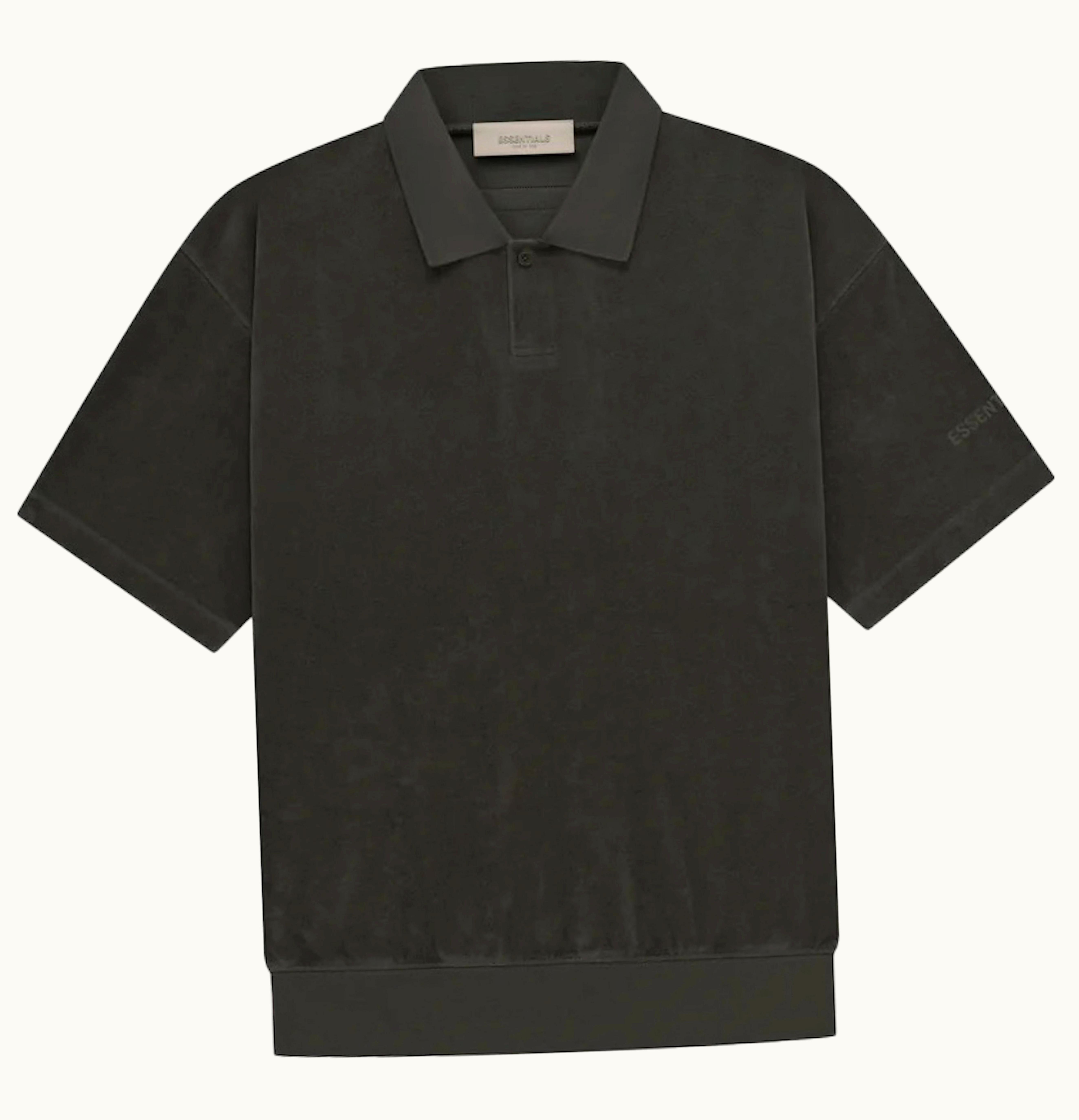 Fear of God Fear Of God Essentials SS Terry Polo Off Black