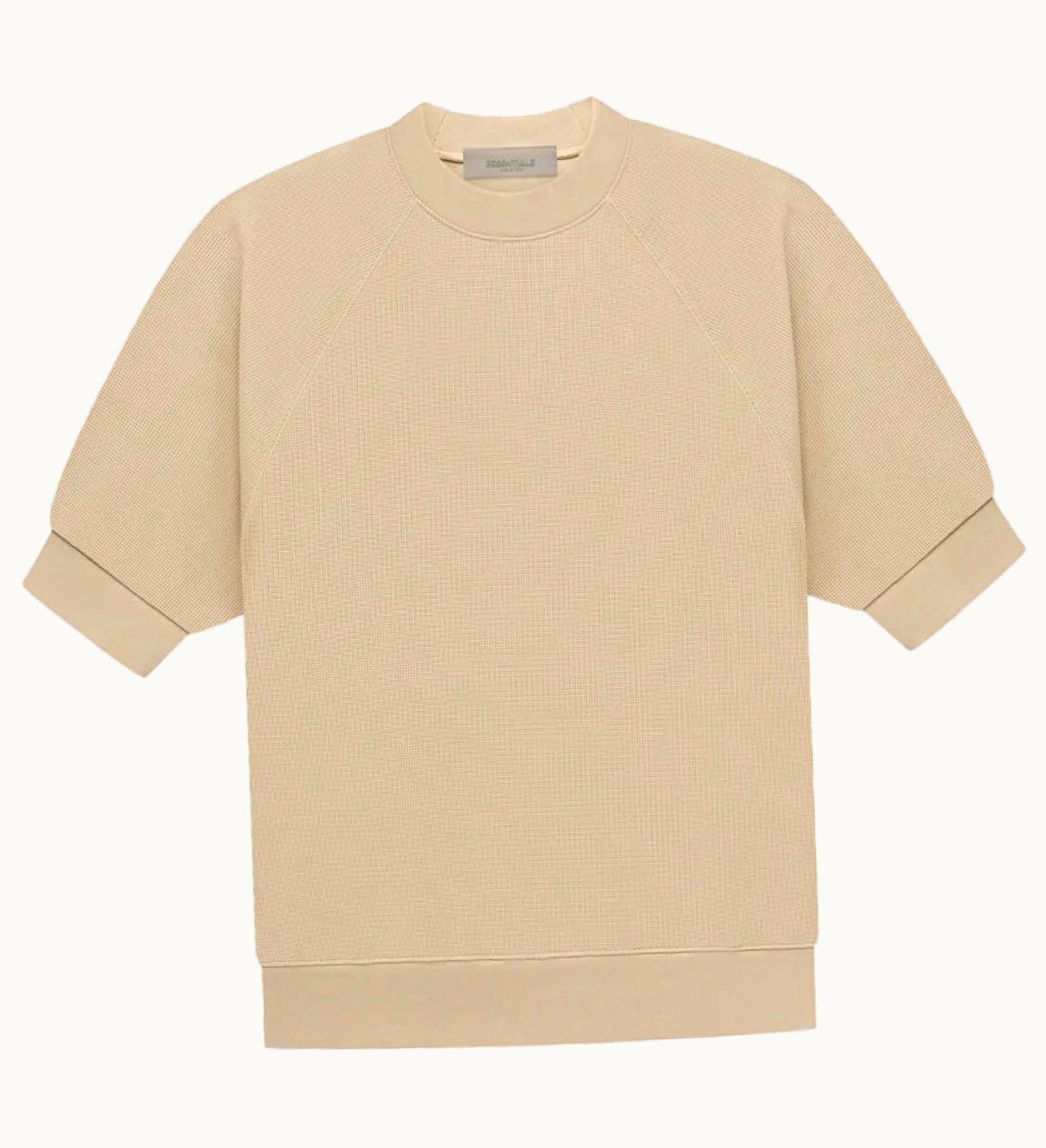 Fear of God Fear Of God Essentials SS Waffle Sweatshirt Sand