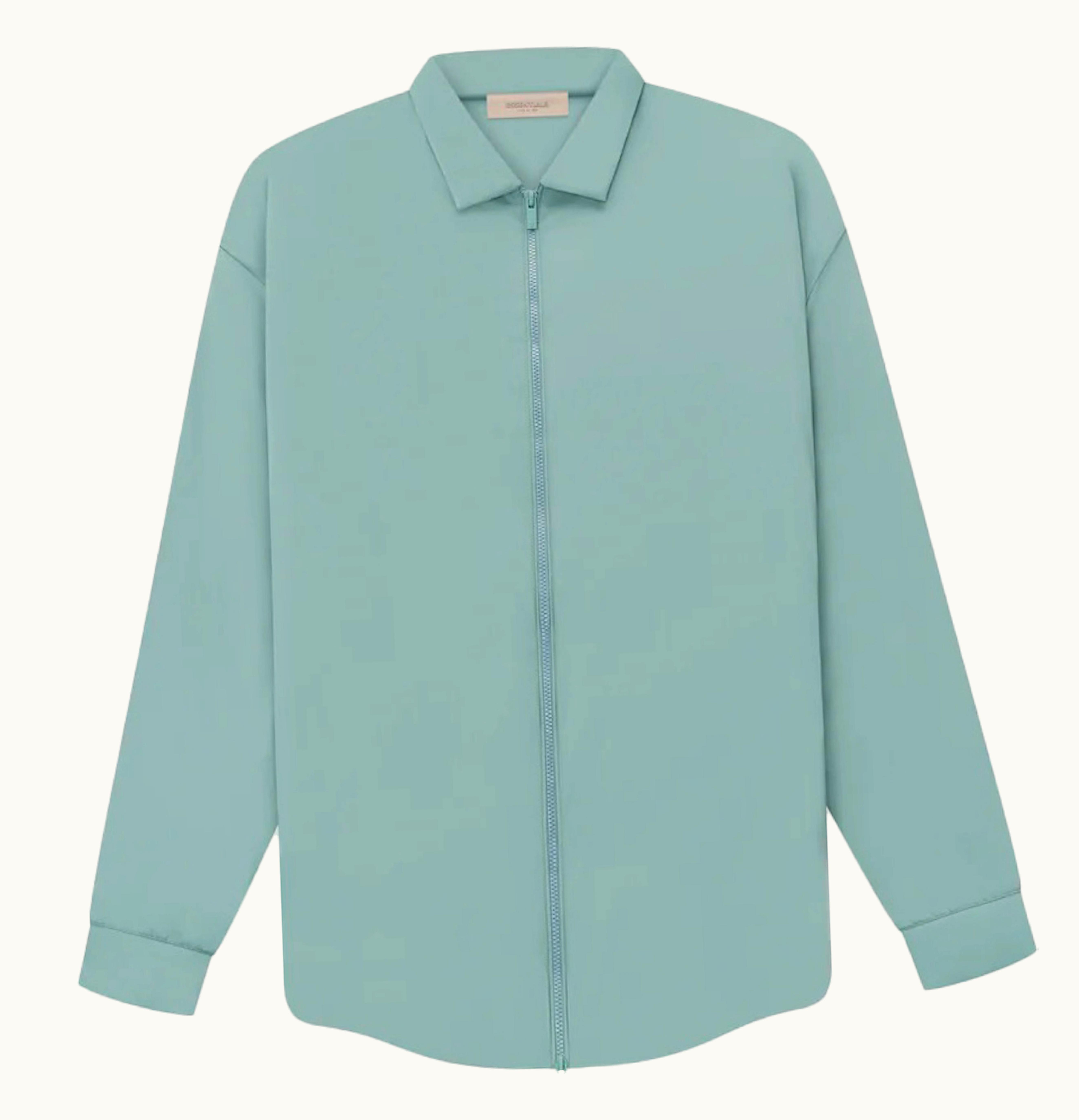 Fear of God Fear Of God Essentials Filled Nylon Shirt Jacket Sycamore