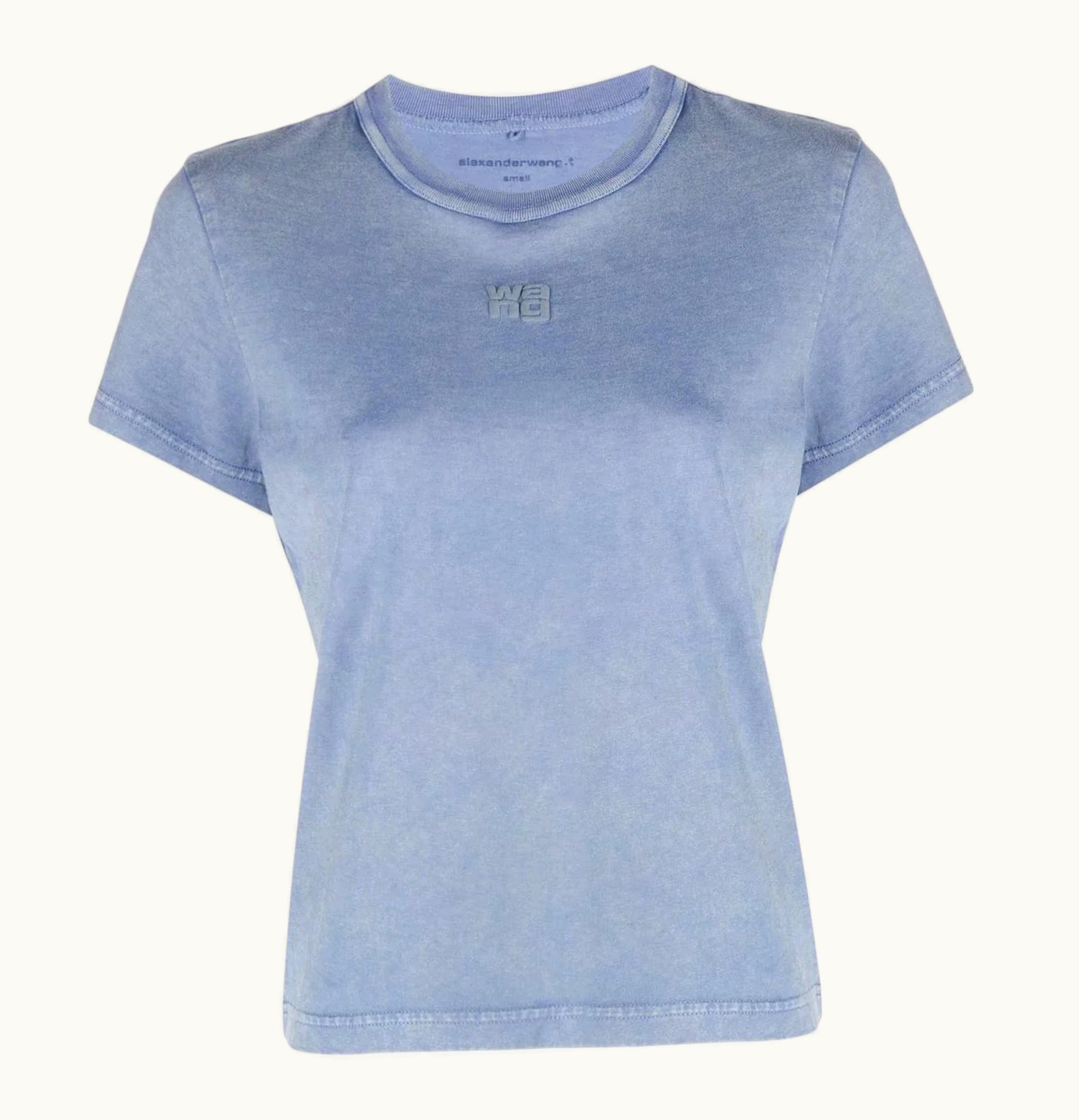 T by Alexander Wang T By Alexander Wang Essential Jersey Shrunk Tee Motor Grey