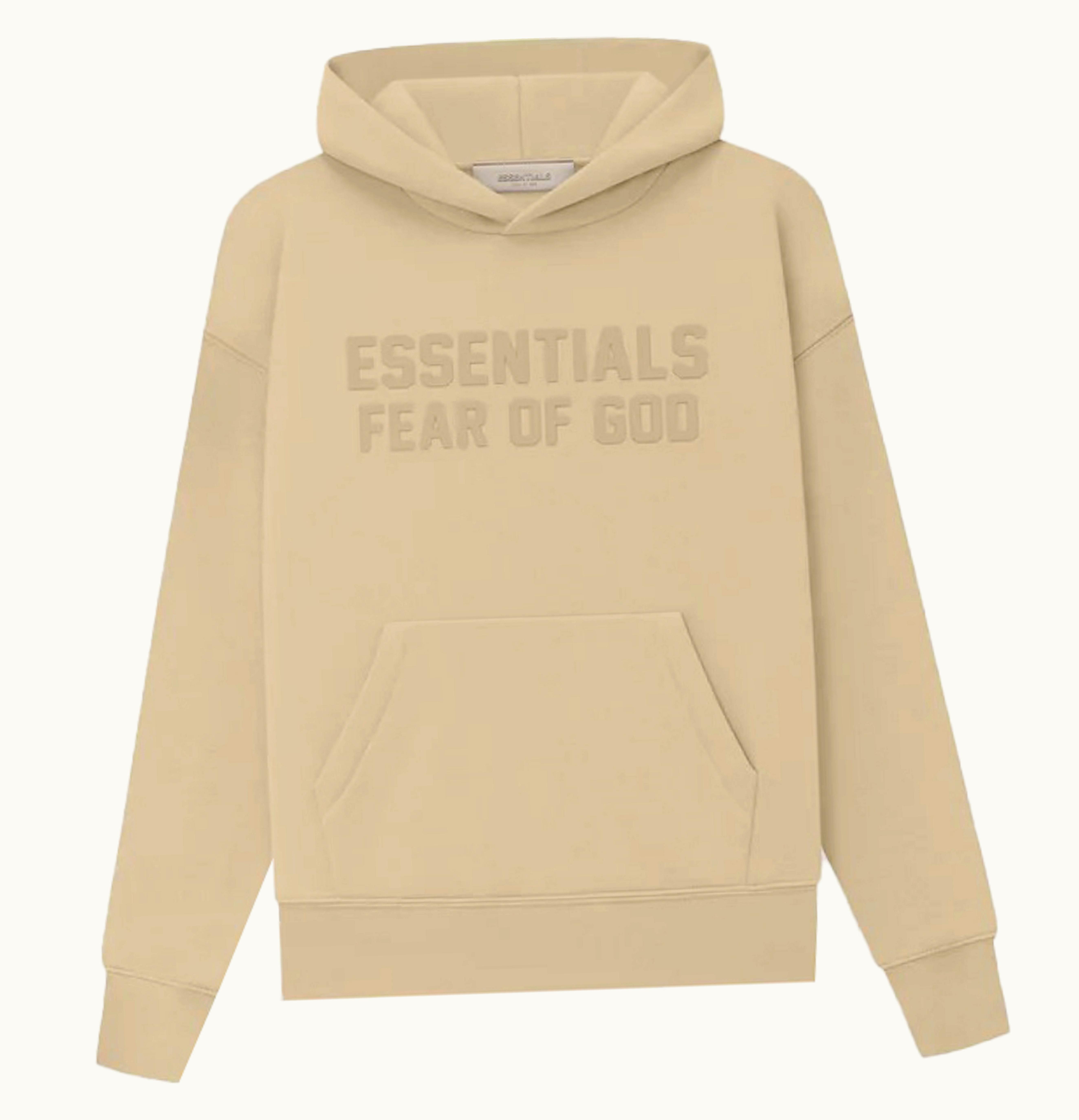 Fear of God Fear Of God Essentials Kids Hoodie Sand
