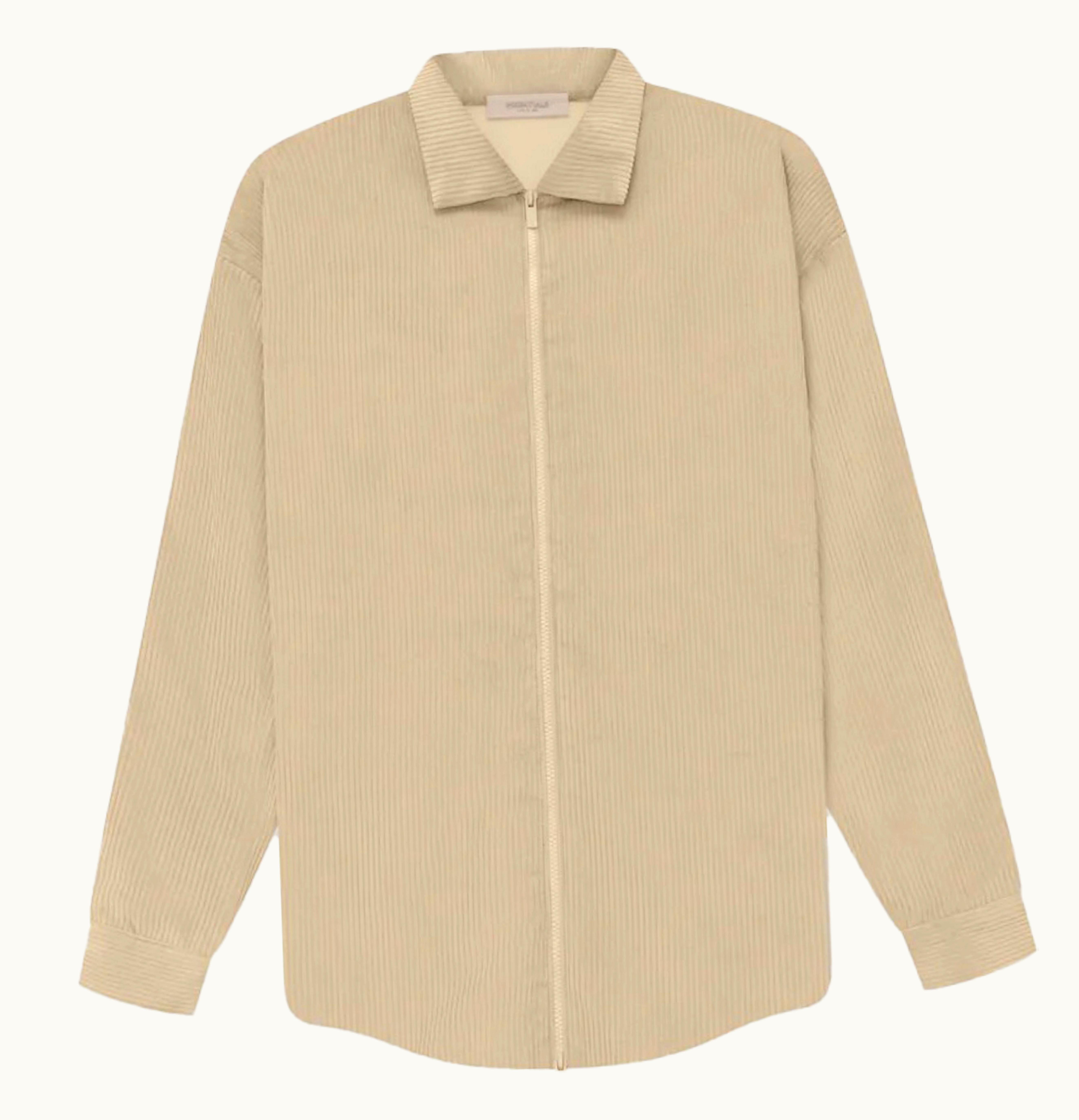 Fear of God Fear Of God Essentials Corduroy Shirt Jacket Sand