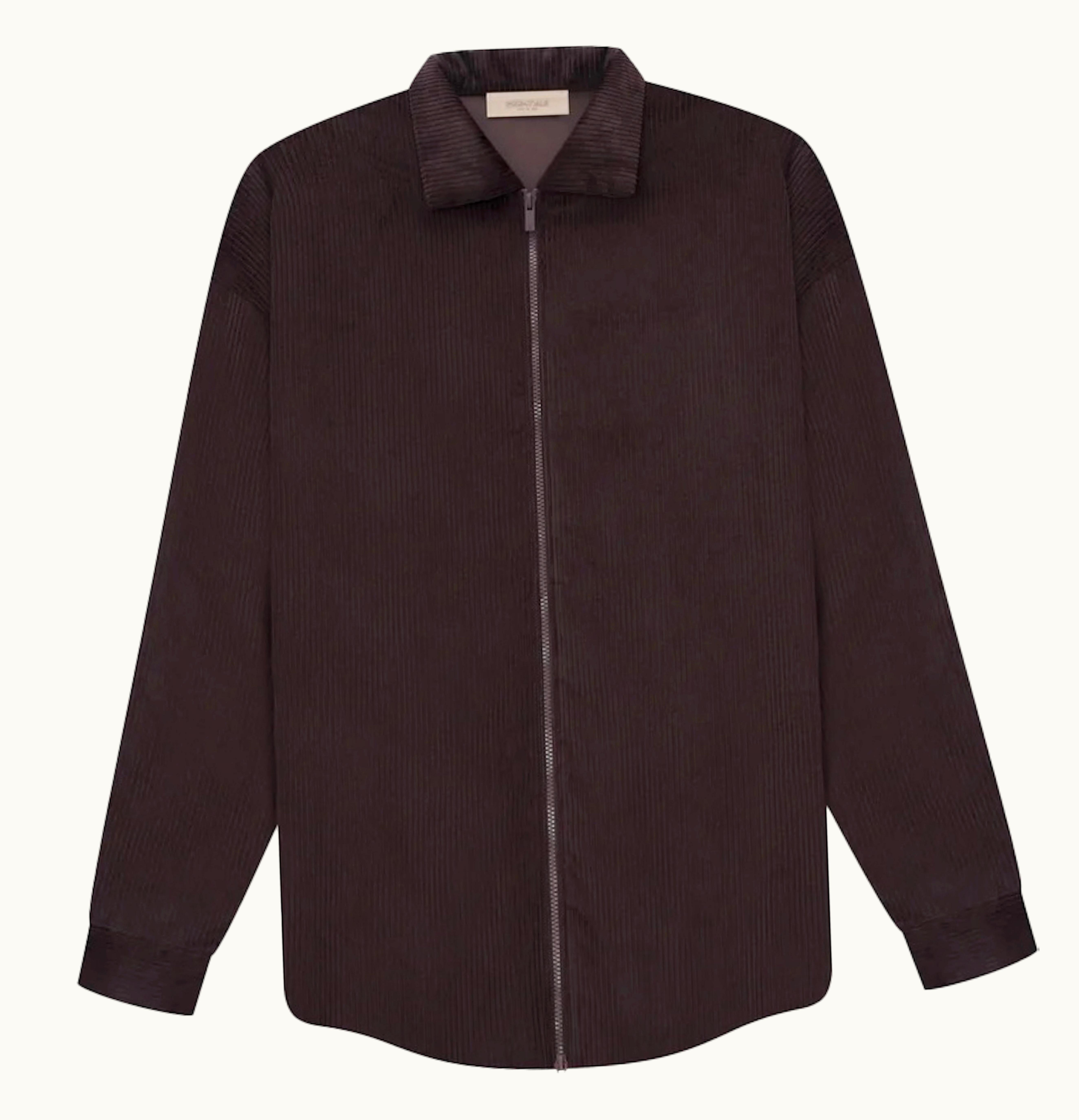 Fear of God Fear Of God Essentials Corduroy Shirt Jacket Plum