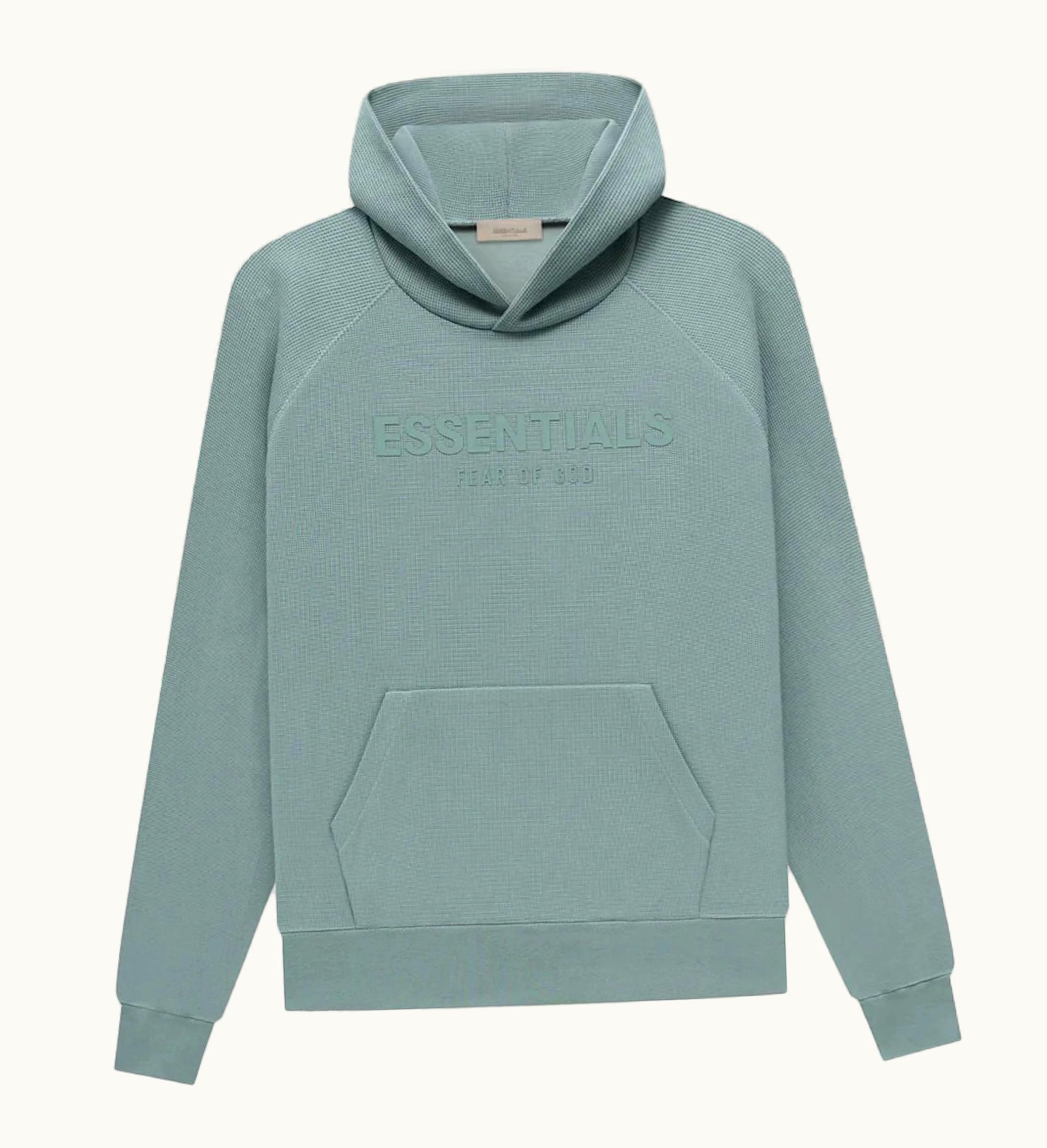 Fear of God Fear Of God Essentials Waffle Raglan Hoodie Sycamore