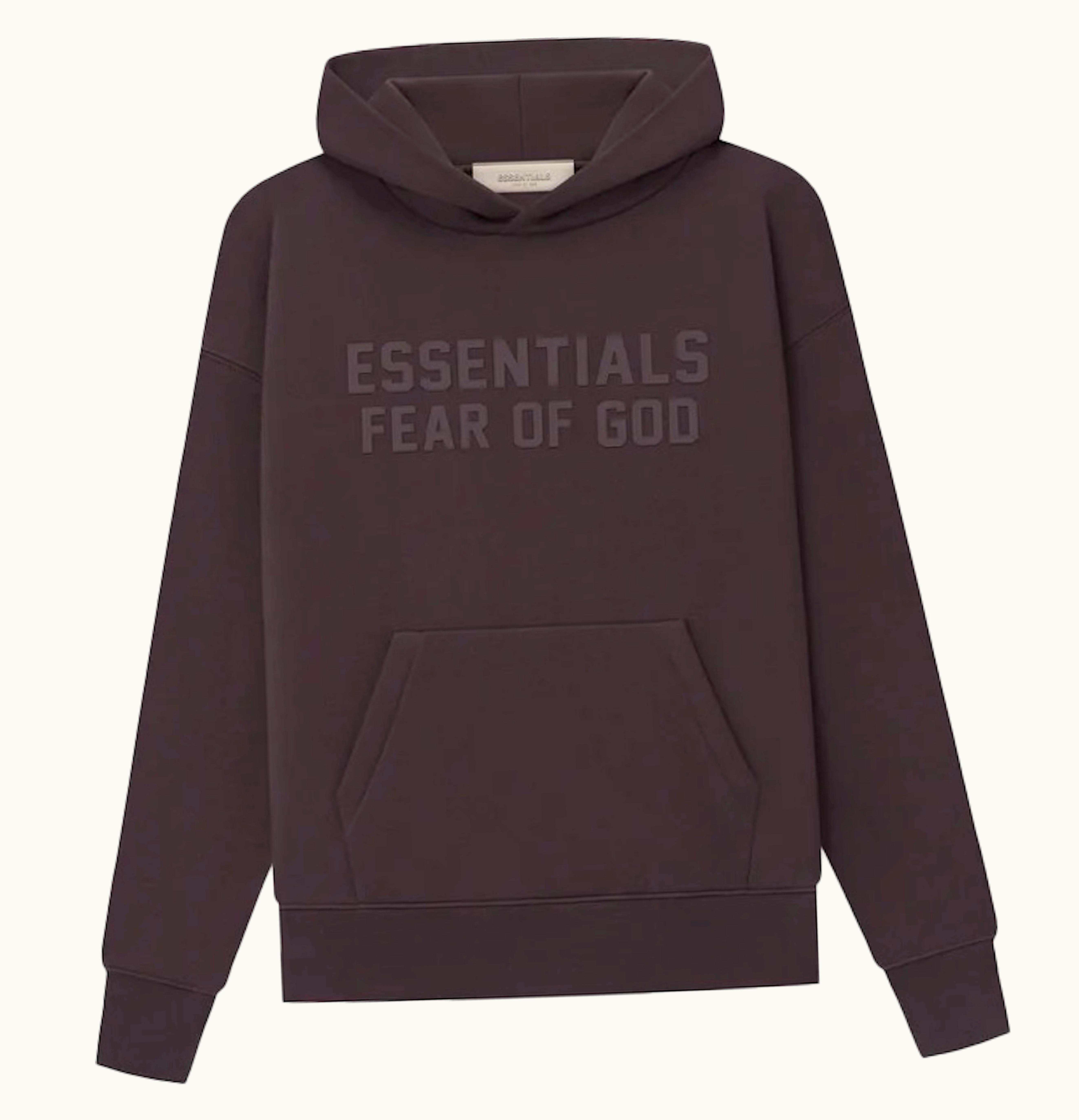 Fear of God Fear Of God Essentials Kids Hoodie Plum