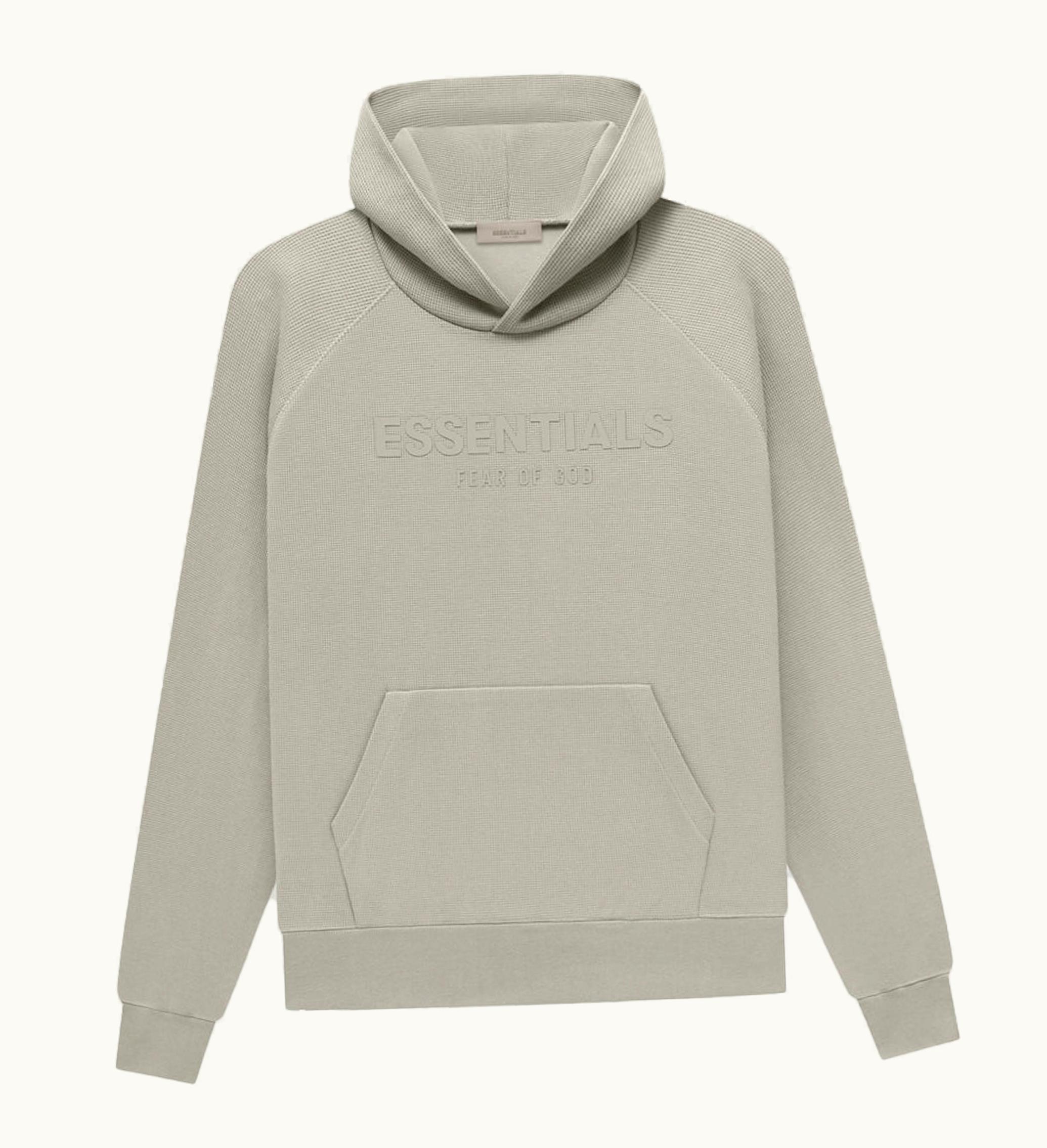 Fear of God Fear Of God Essentials Waffle Raglan Hoodie Seal