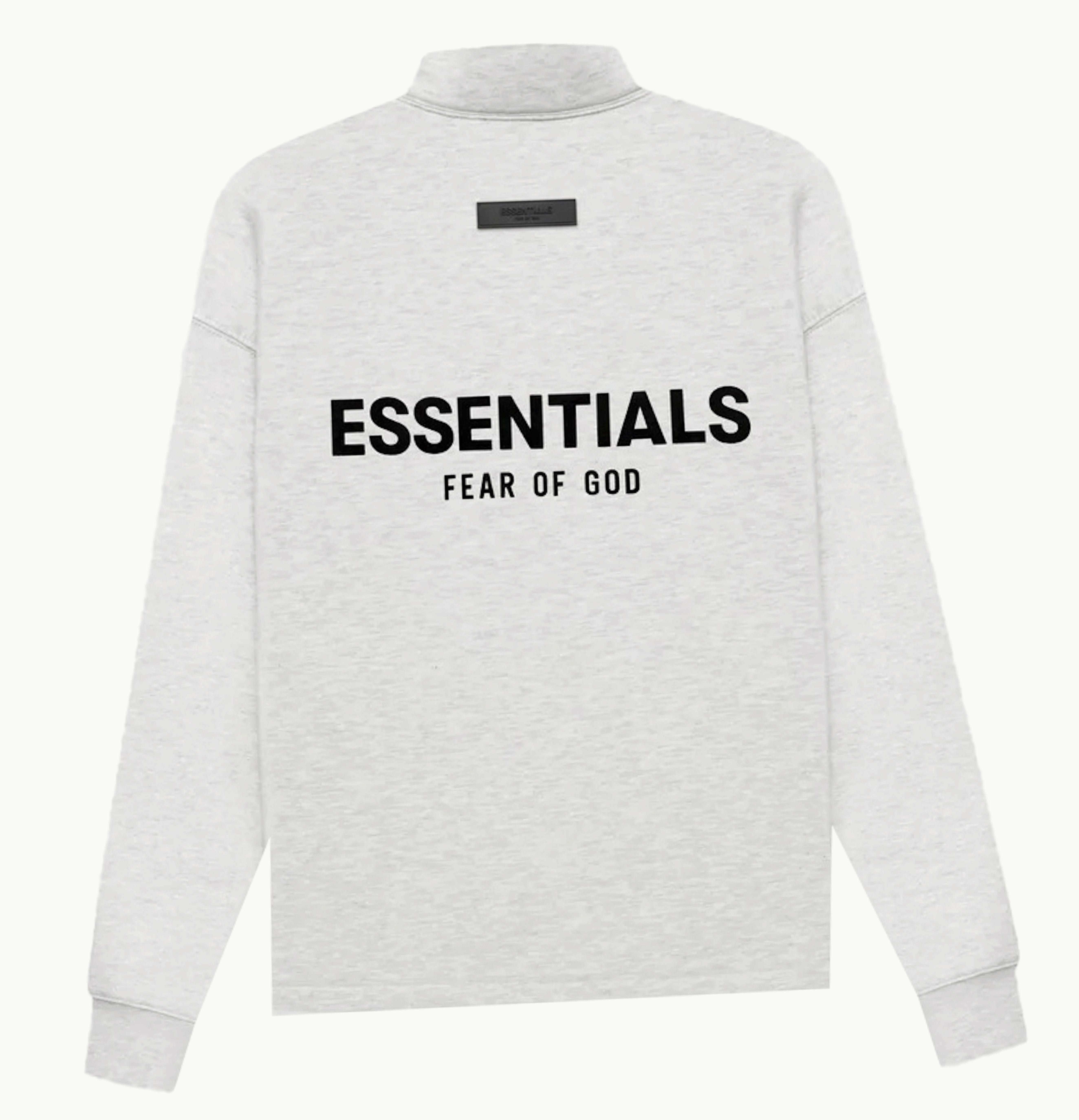 Fear of God Fear Of God Essentials Relaxed Mockneck Light Oatmeal