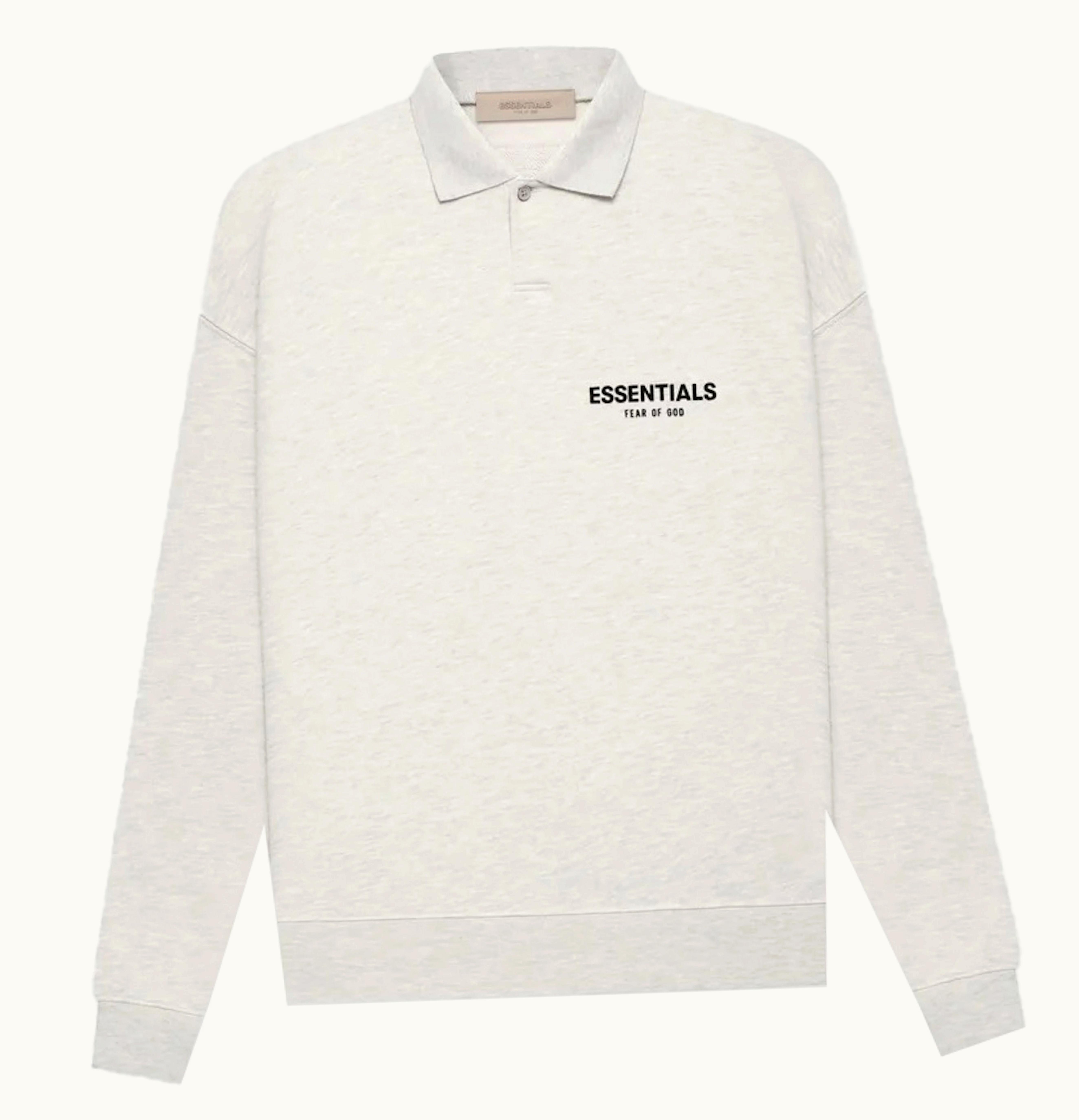 Fear of God Fear Of God Essentials Ls Polo Light Oatmeal