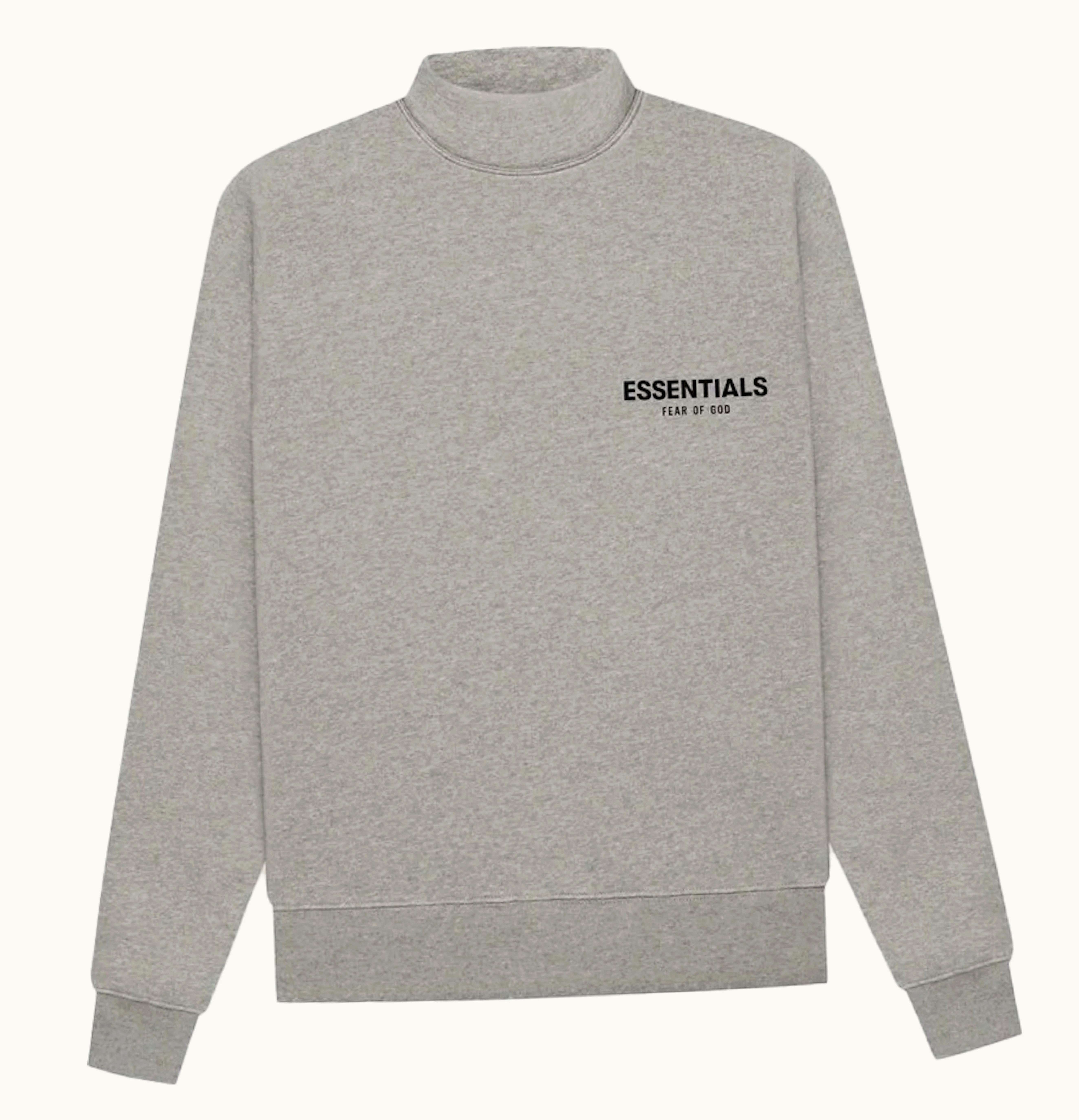 Fear of God Fear Of God Essentials Mockneck Dark Oatmeal