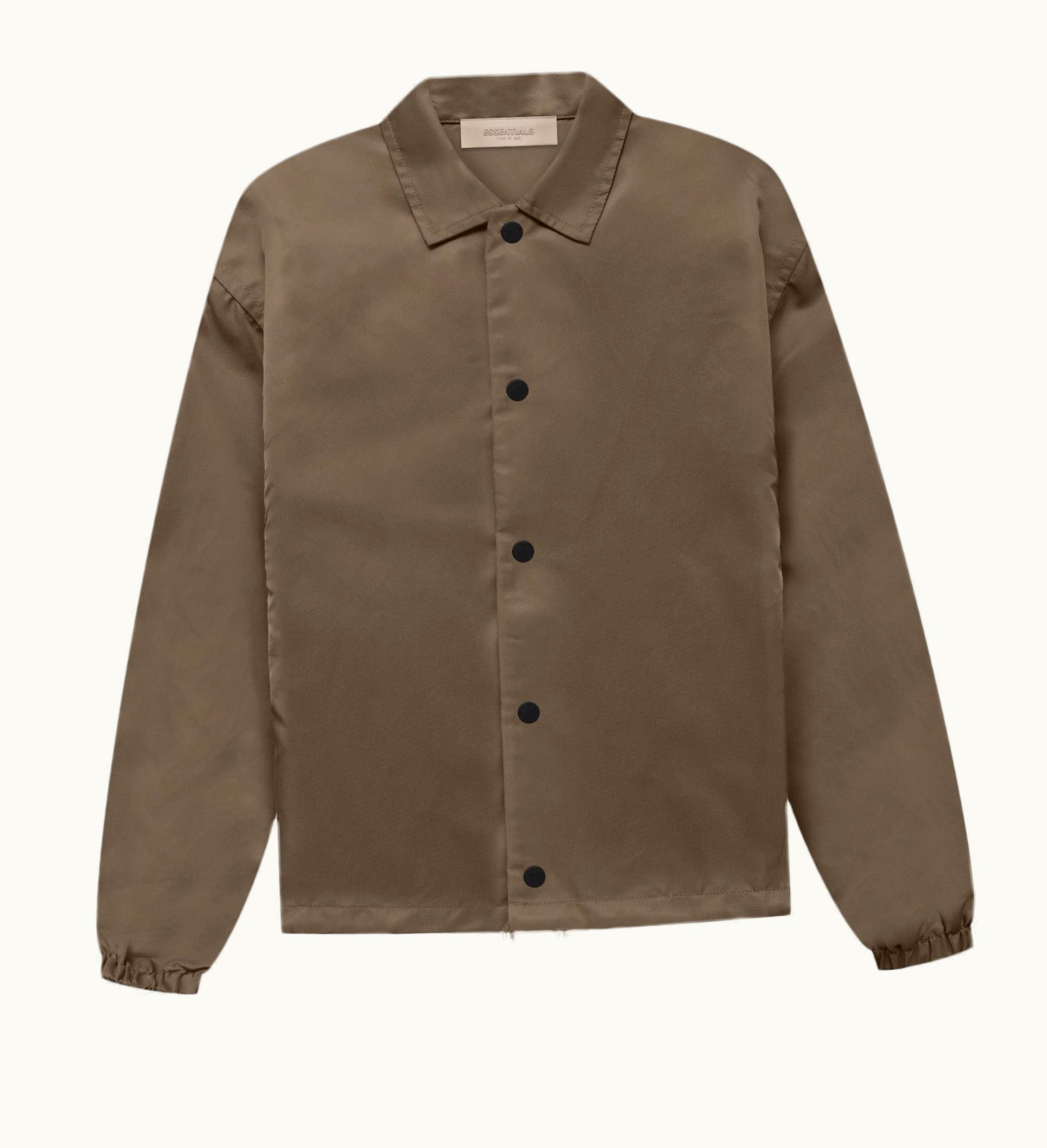 Fear of God Fear Of God Essentials Kids Nylon Coaches Jacket Wood