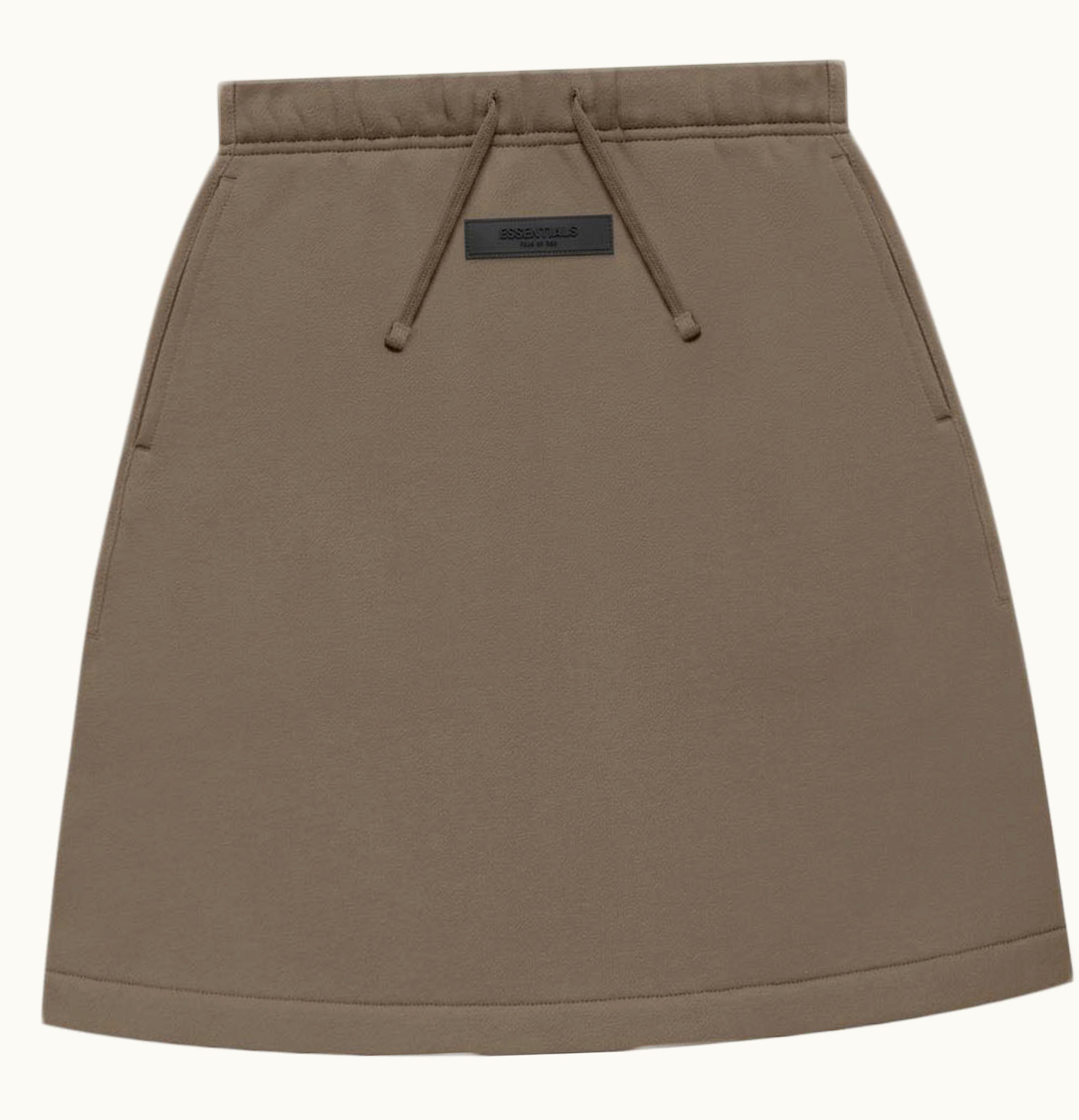 Fear of God Fear Of God Essentials Kids Mid Length Skirt Wood