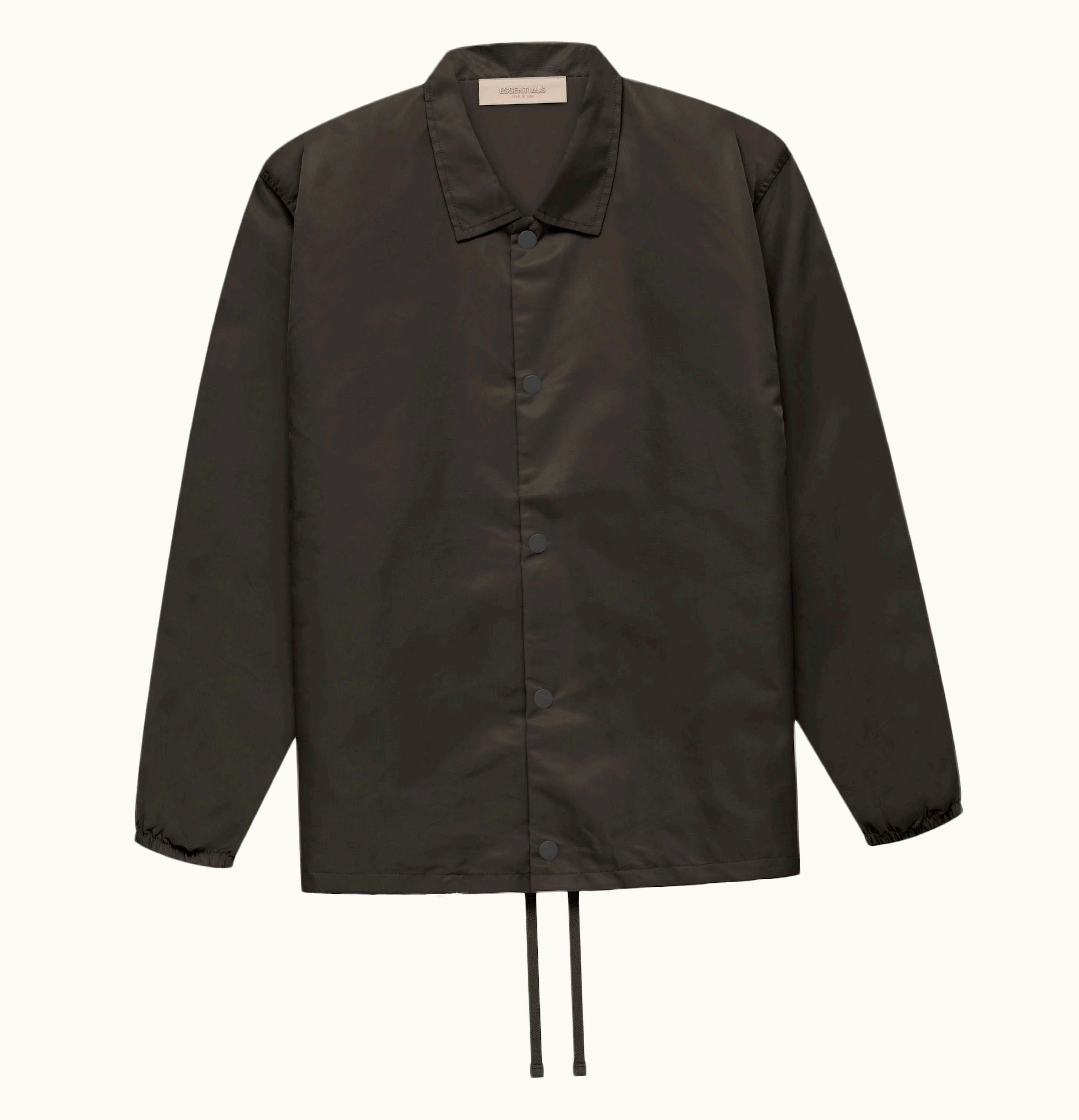 Fear of God Fear Of God Essentials Nylon Coaches Jacket Off Black