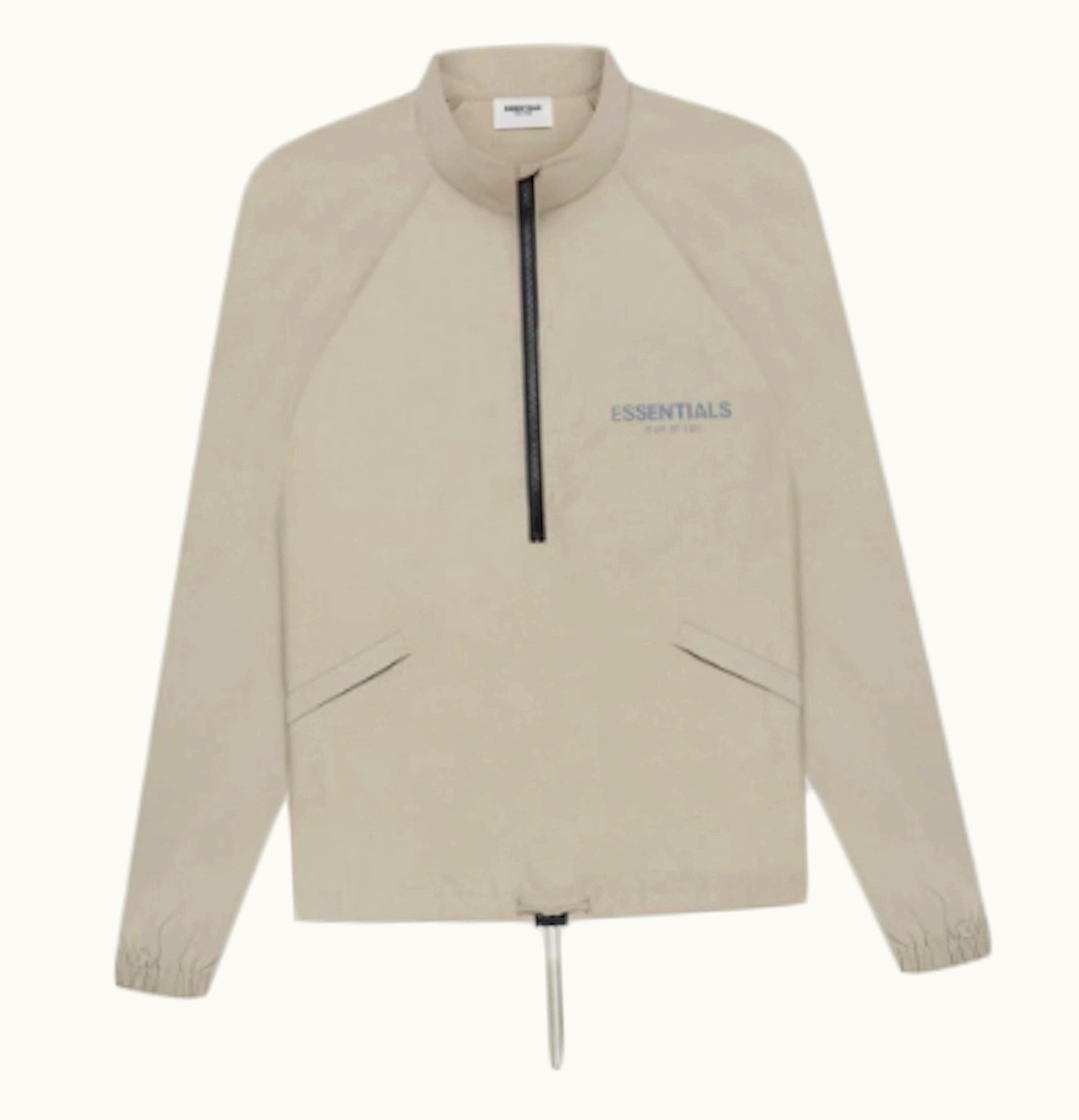 Fear of God Fear Of God Essentials Half Zip Track Jacket SS21 Moss