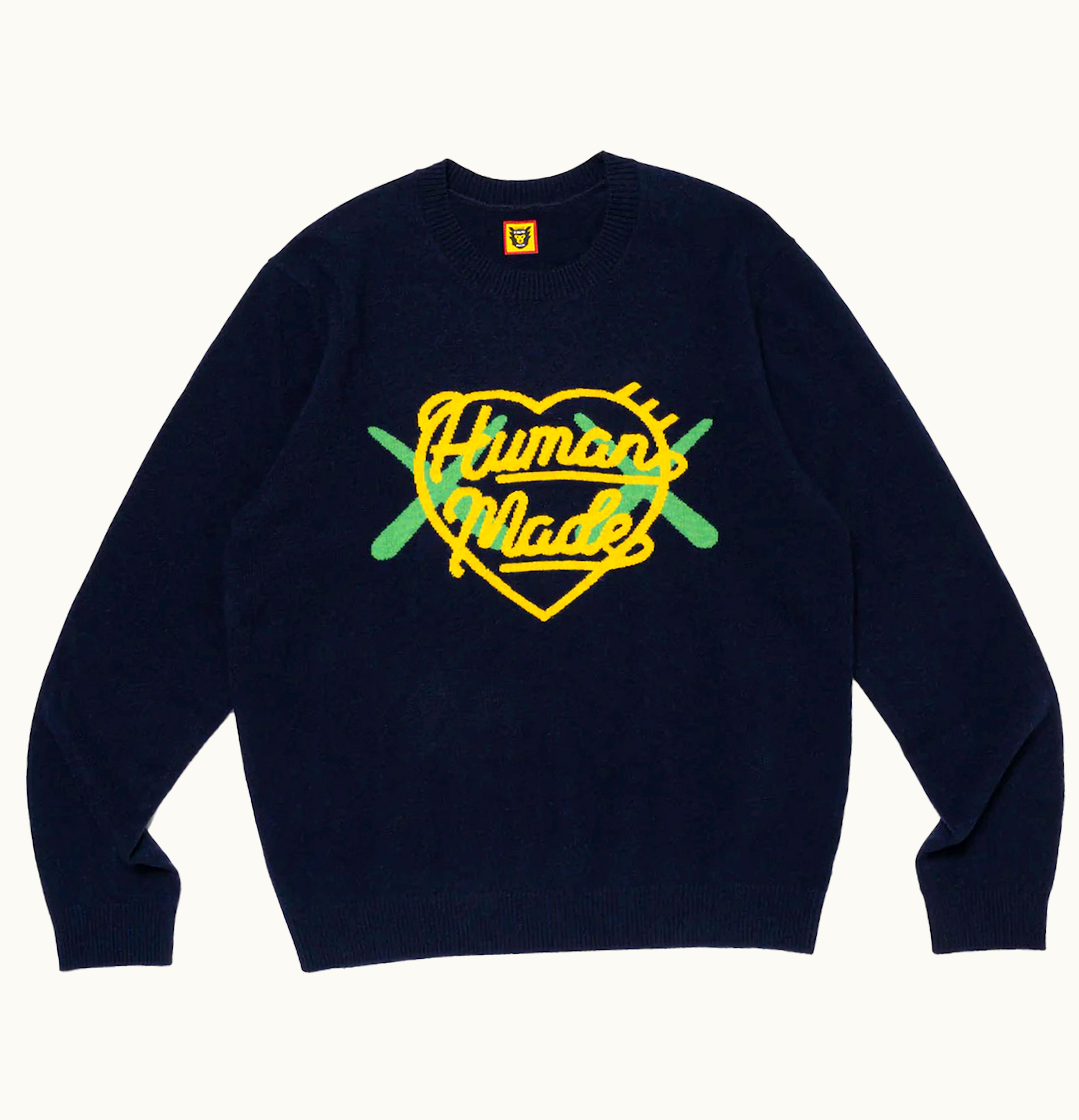 Human Made Human Made X KAWS Knit Sweater Navy