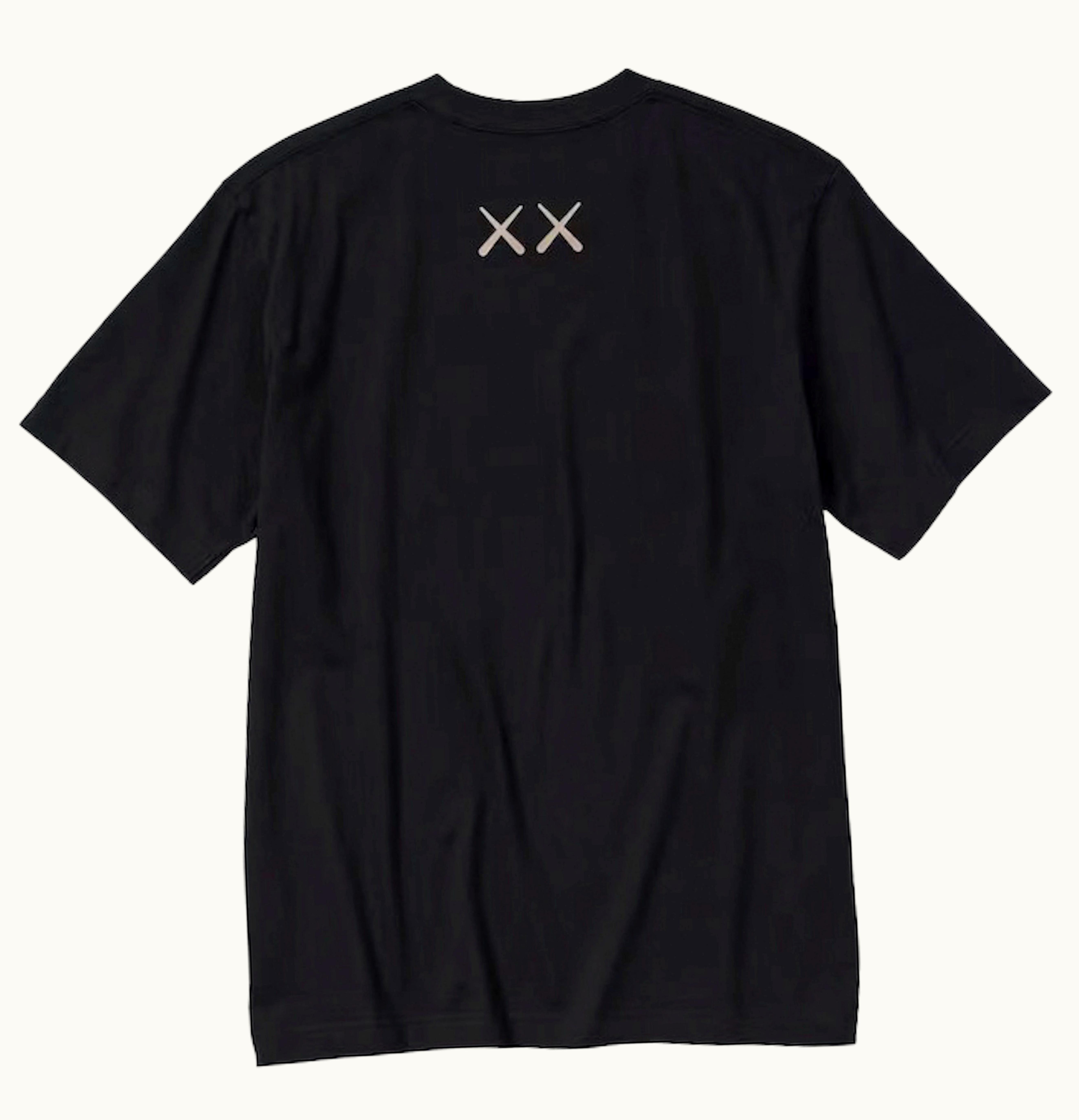 KAWS KAWS X Uniqlo Ut Short Sleeve Graphic T Shirt Asia Sizing Black