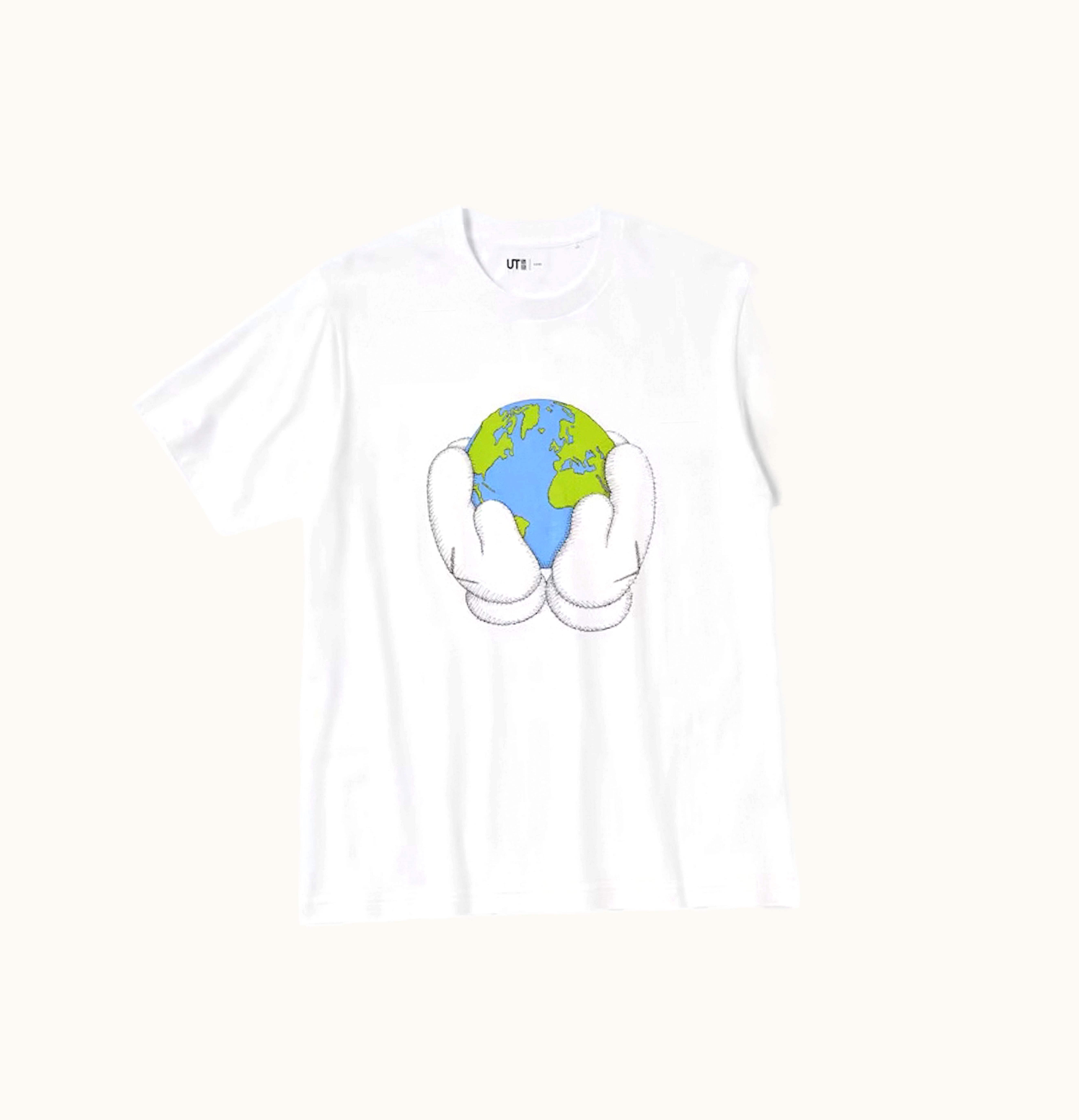 KAWS KAWS X Uniqlo Peace For All S S Graphic T Shirt White
