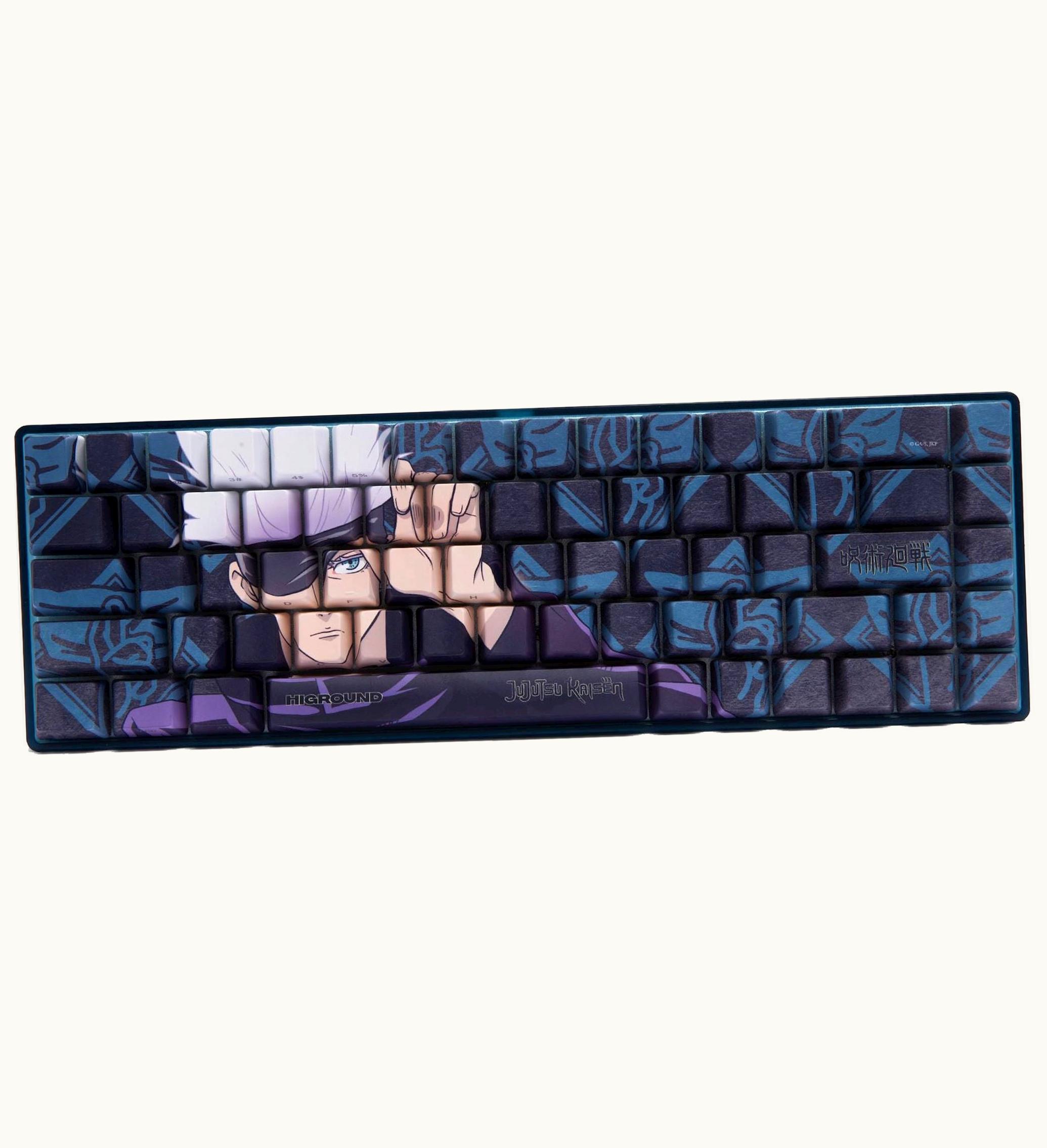 Higround Higround X Jujutsu Kaisen Gojo Basecamp Keyboard Blue Black