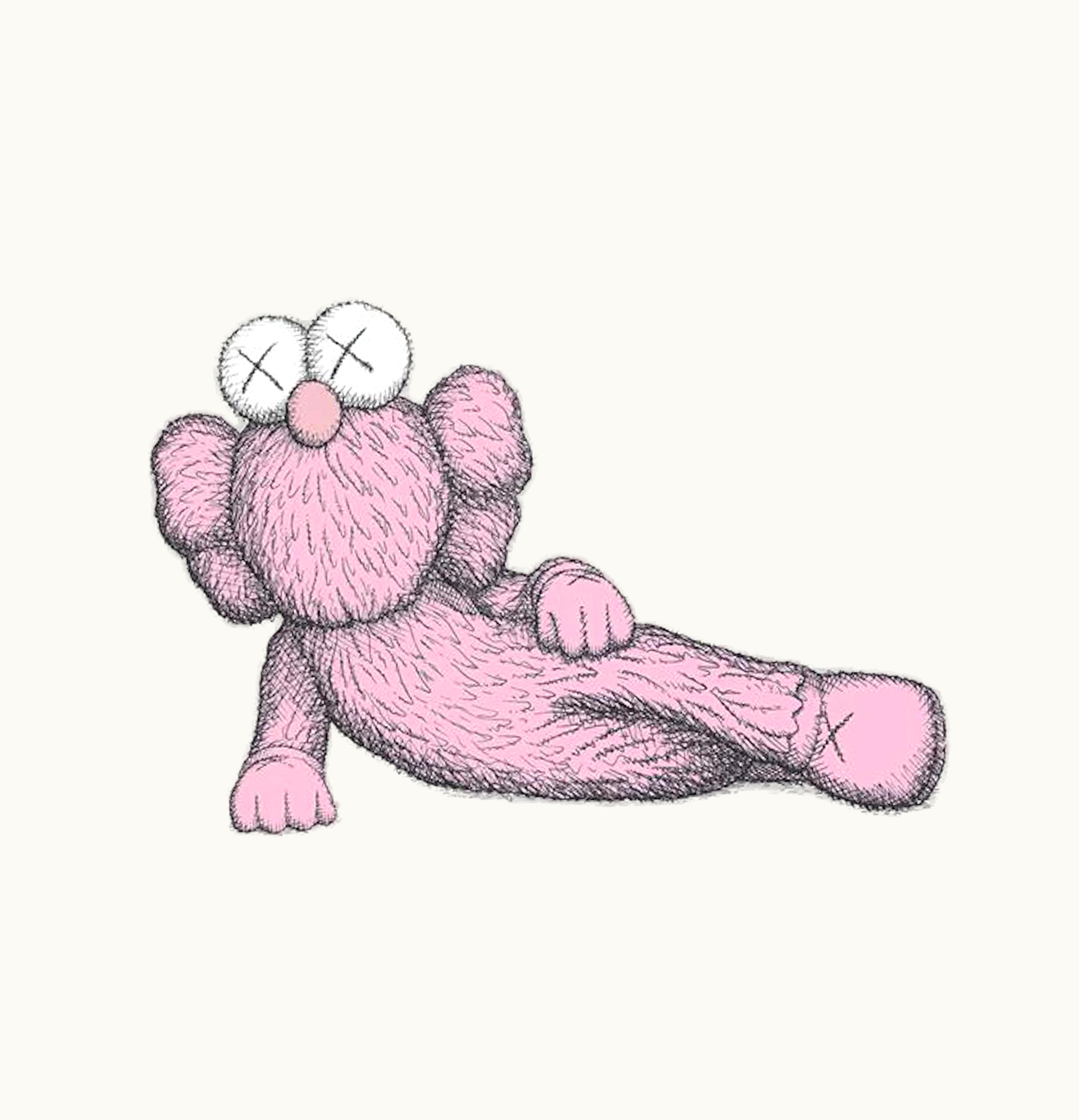 KAWS KAWS Time Off 2023 Print Signed Edition Of 500