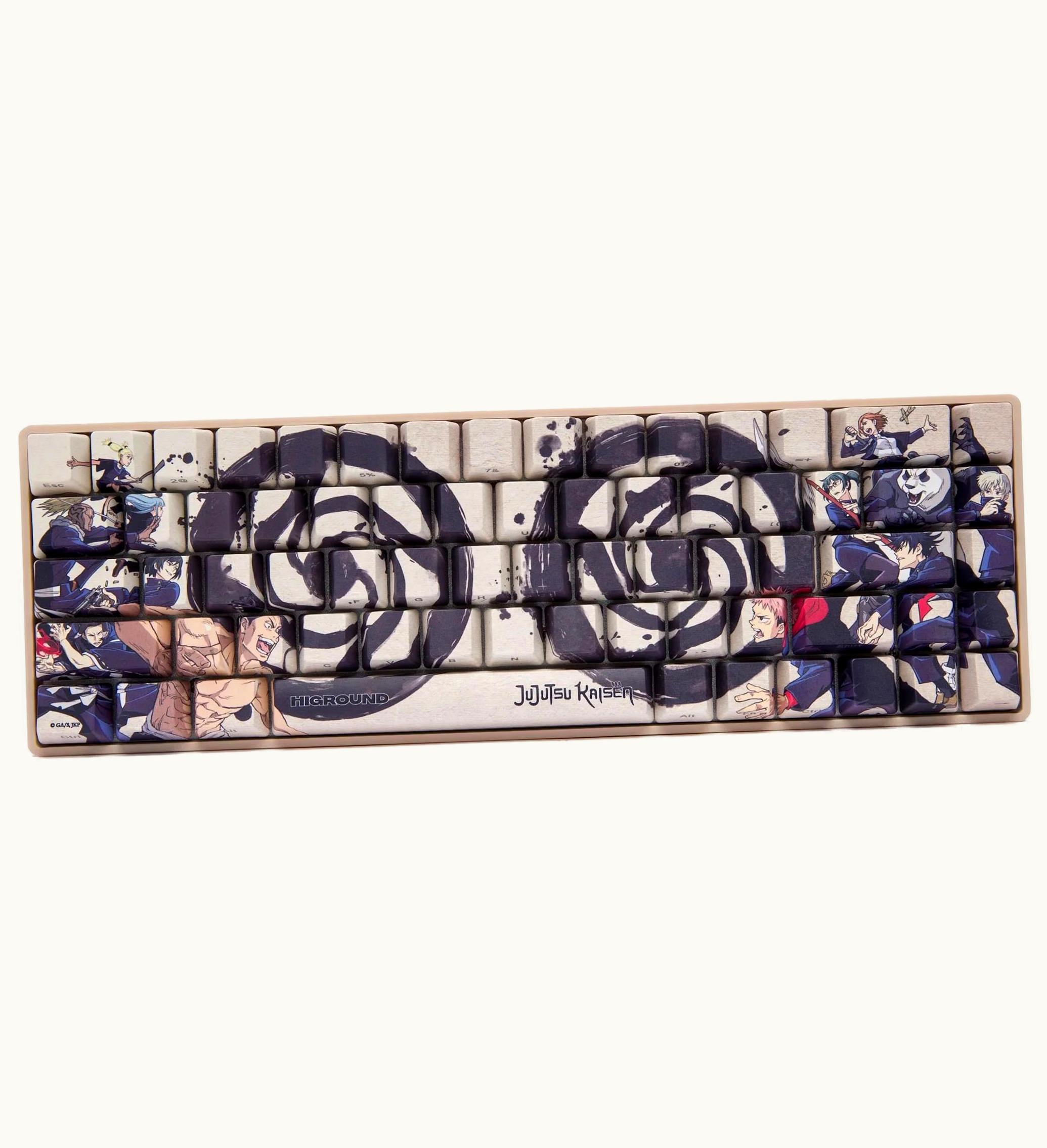 Higround X Jujutsu Kaisen School Basecamp 65 Keyboard Cream Cream