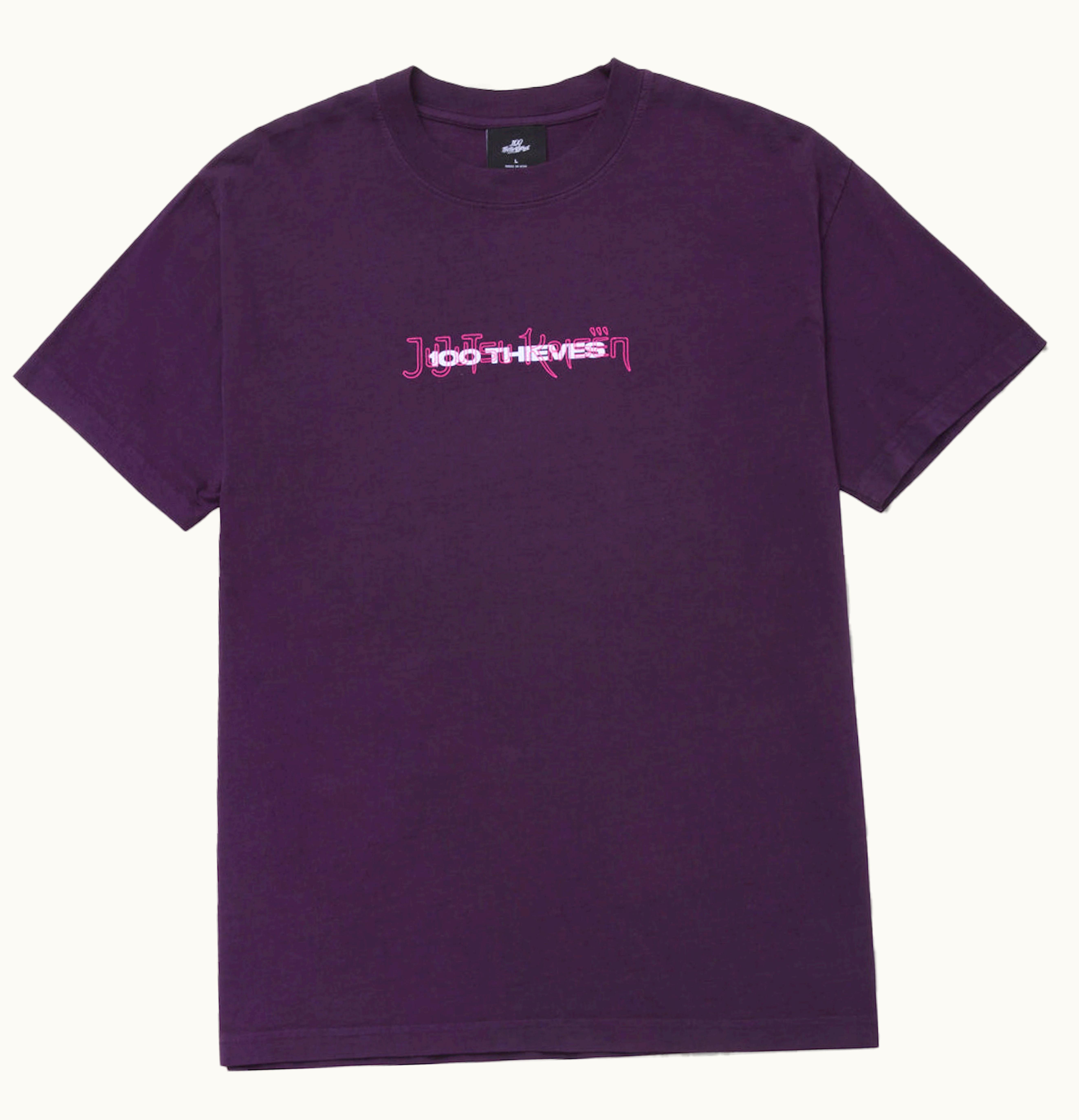 100 Thieves X Jujutsu Kaisen Yuji Gojo Megumi T Shirt Deep Violet