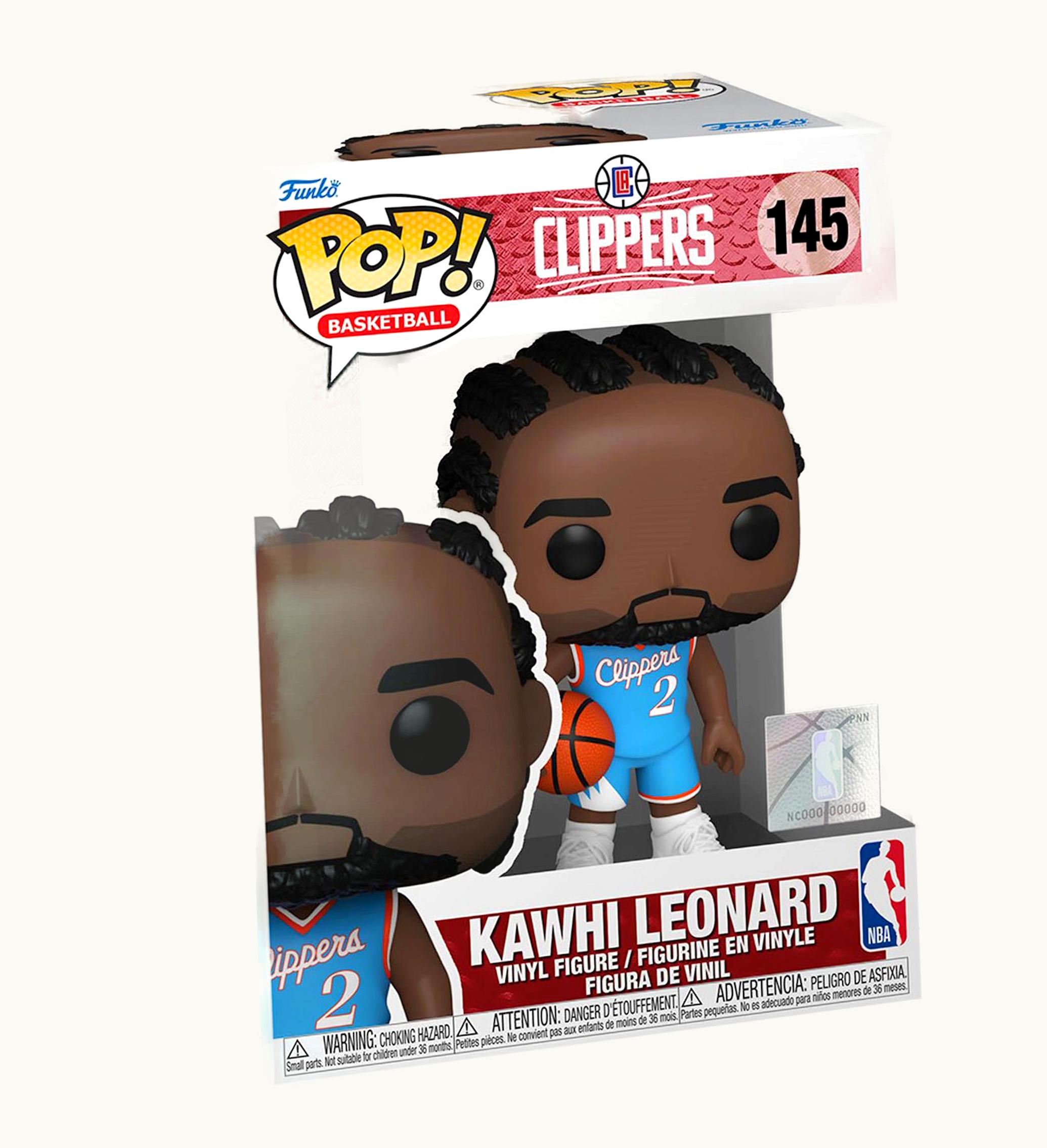 Funko Pop Basketball NBA Los Angeles Clippers Kawhi Leonard 2021 22 City Edition Jersey Figure 145